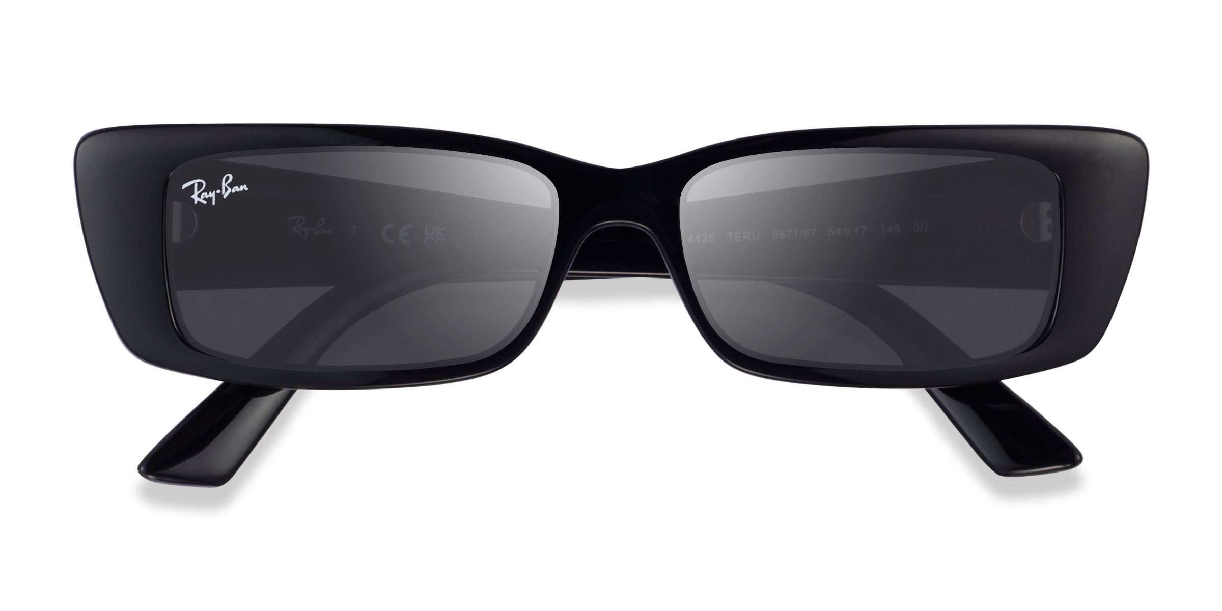 Shiny Black Ray-Ban RB4425 Teru -  Eco-friendly Lunettes de soleil