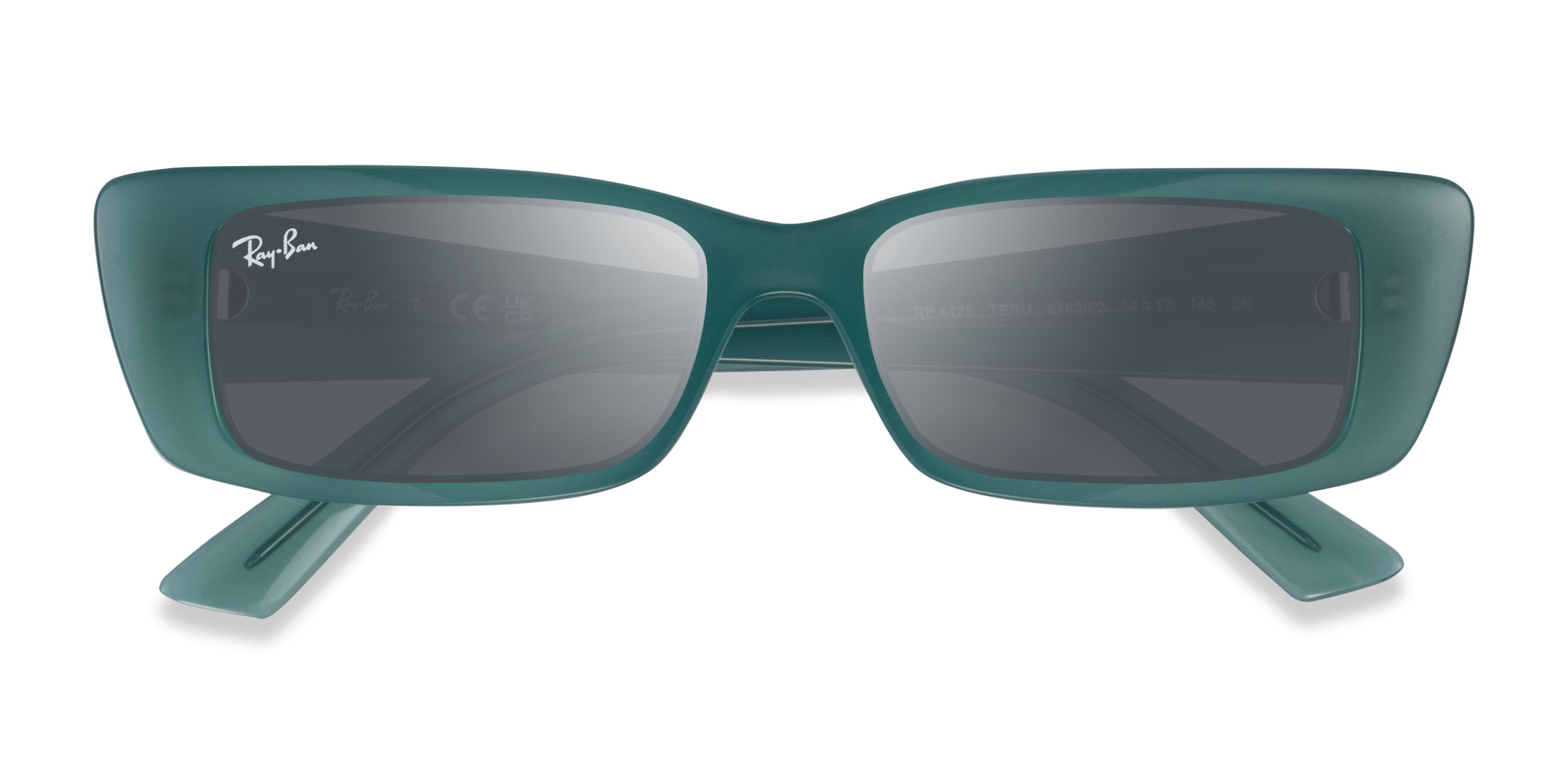 Clear Shiny Green Ray-Ban RB4425 Teru -  Eco-friendly Sunglasses