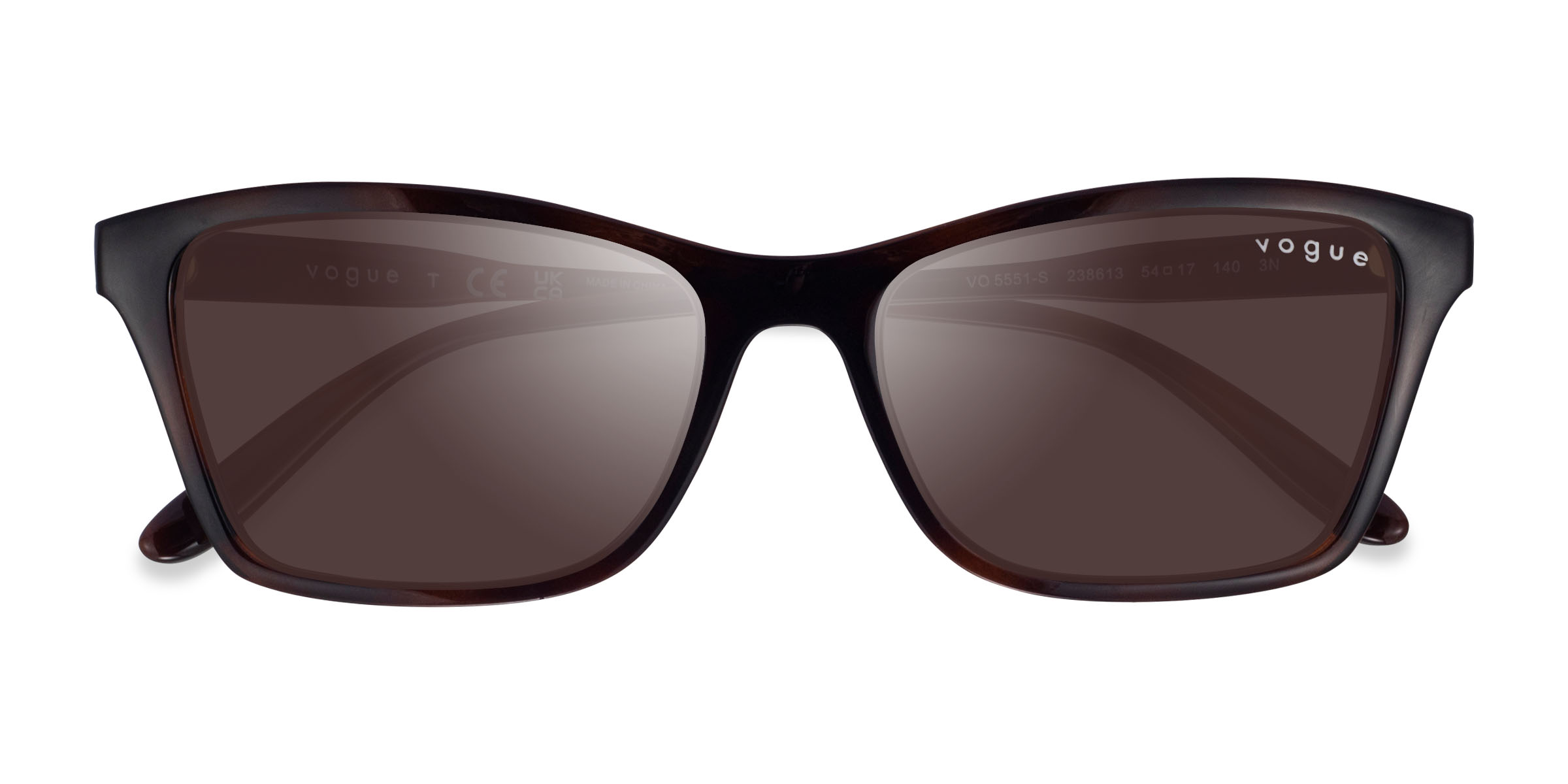 Brown Tortoise Vogue Eyewear VO5551S -  Plastique Lunettes de soleil