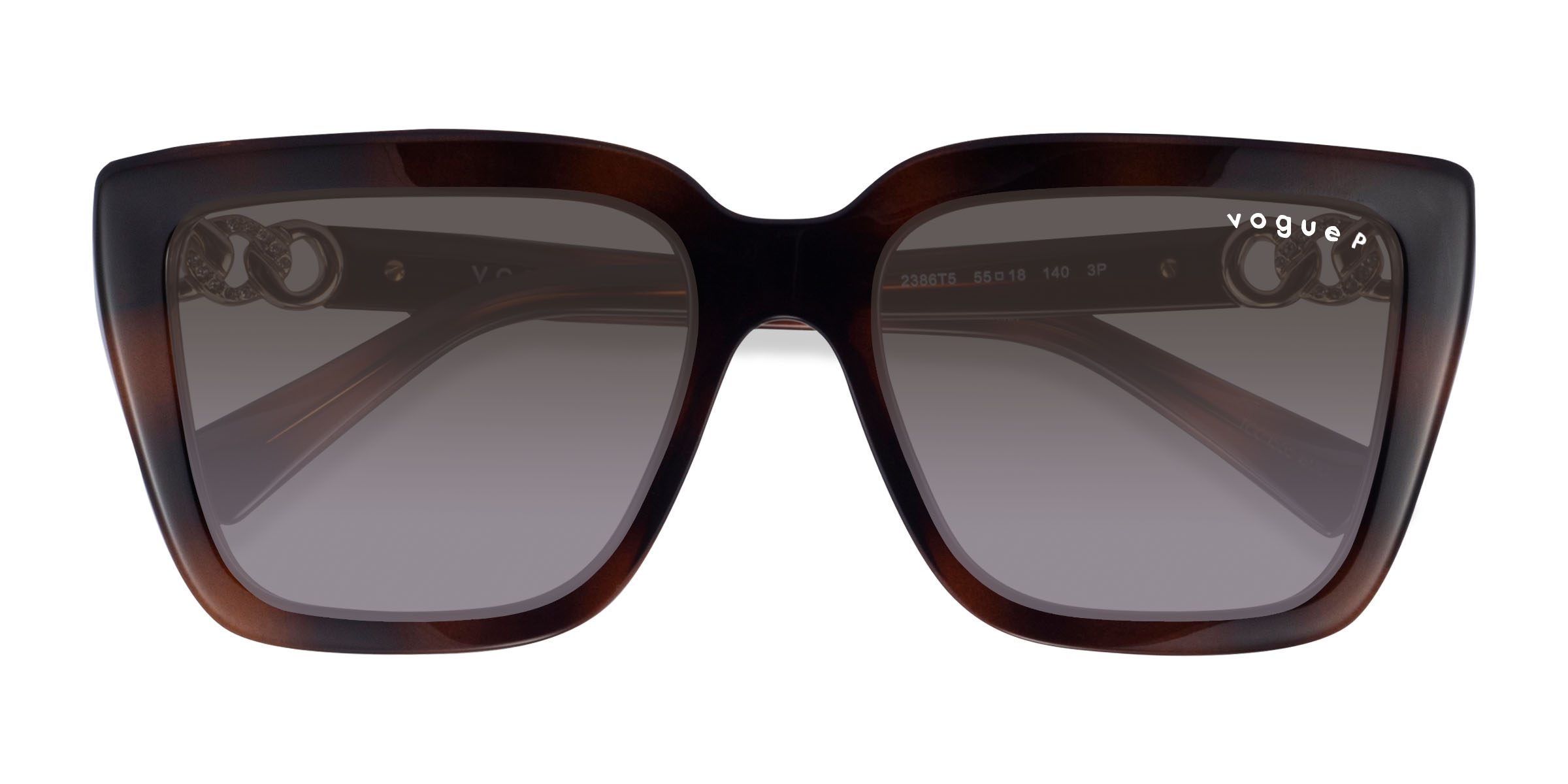 Écaille Noire Vogue Eyewear VO5575SB -  Plastique Lunettes de soleil