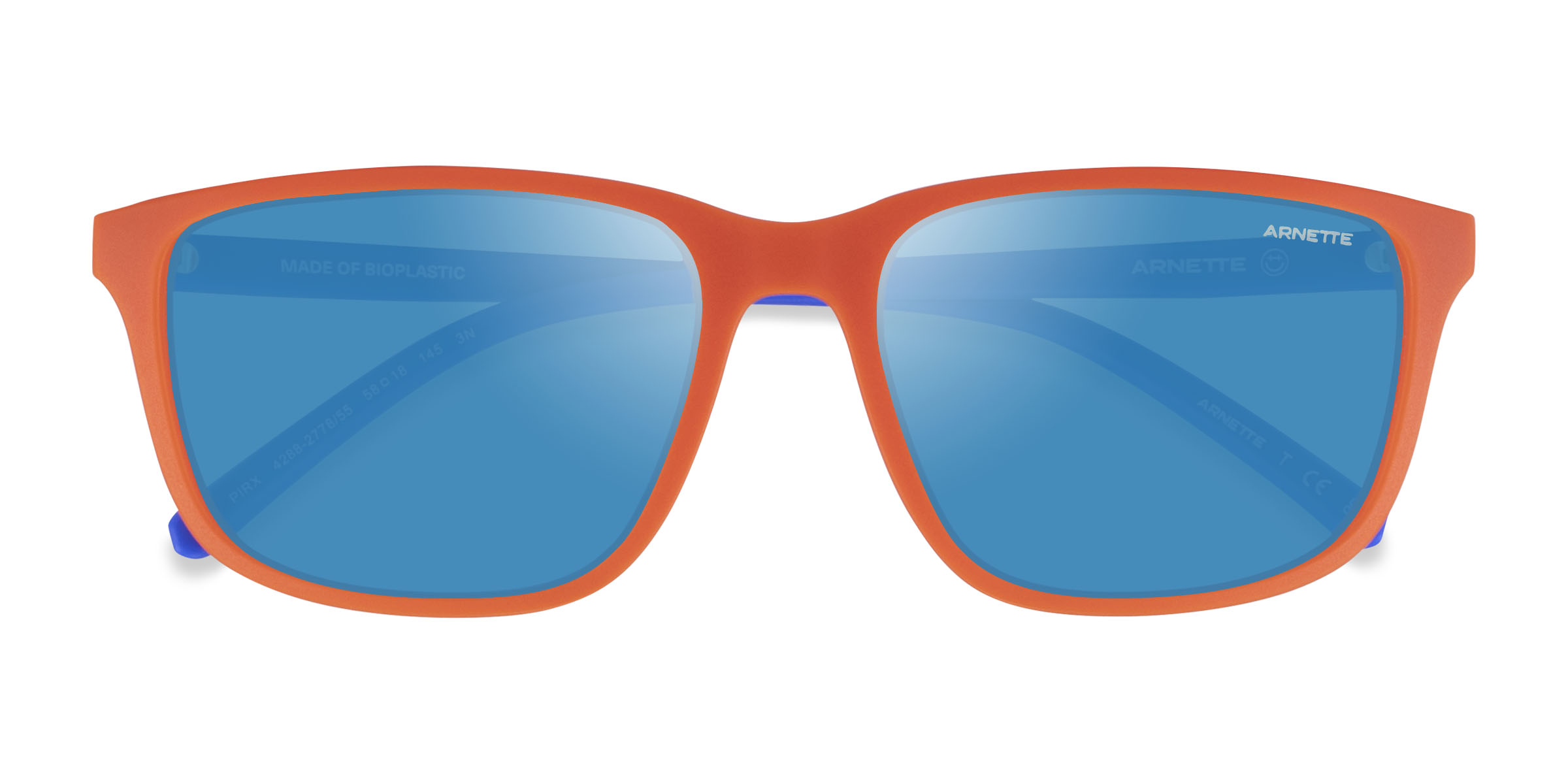 Matte Orange Blue ARNETTE Pirx -  Plastique Lunettes de soleil