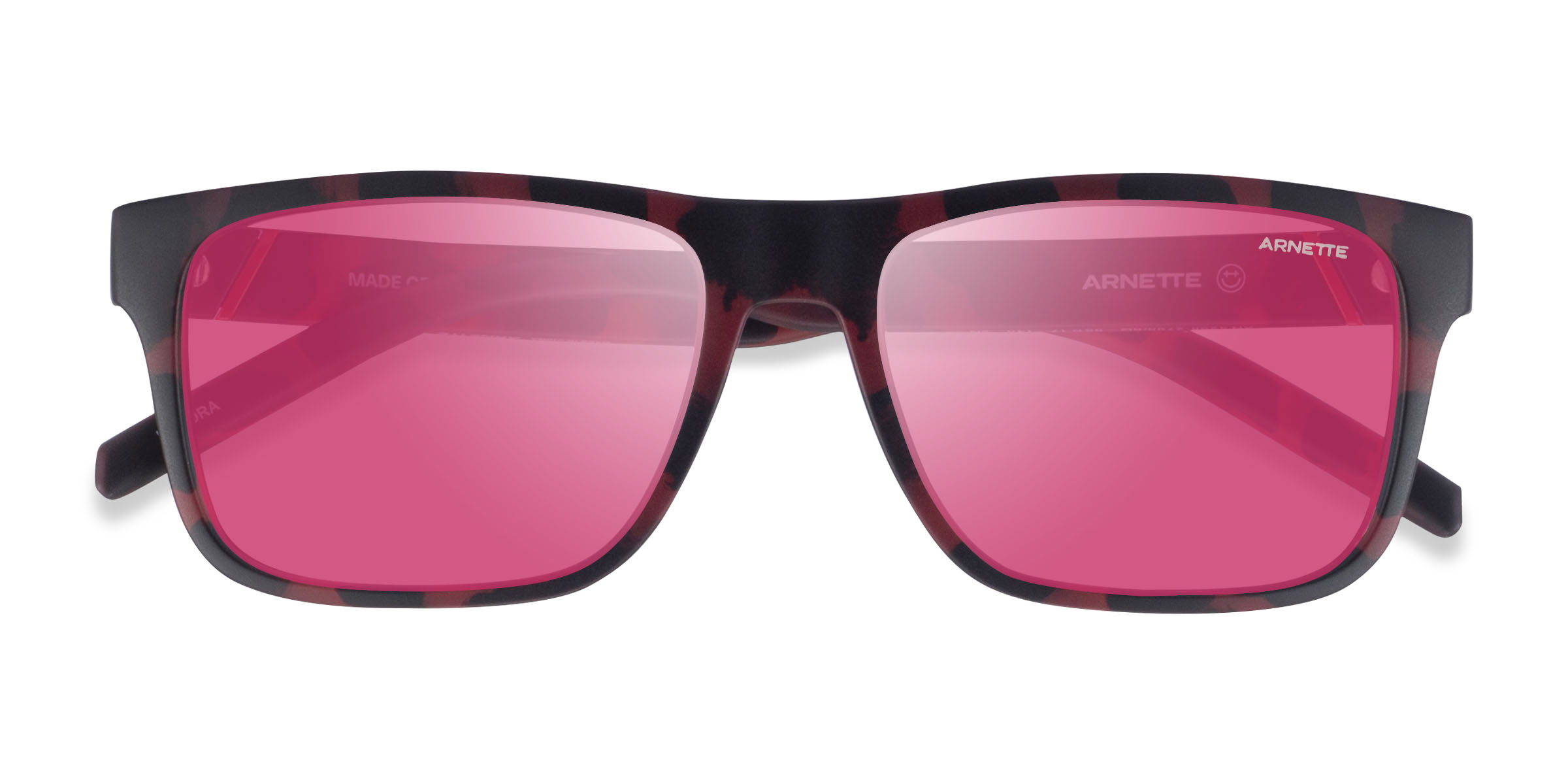 Red Black Tortoise ARNETTE Bandra -  Plastique Lunettes de soleil