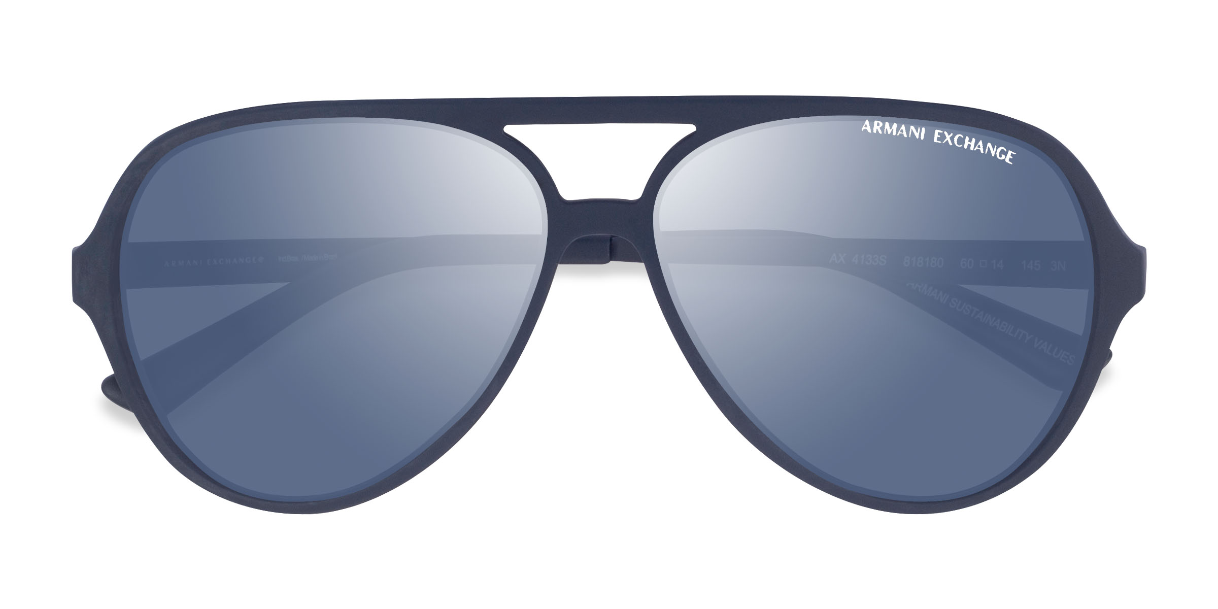 Matte Navy Armani Exchange AX4133S -  Eco-friendly Sunglasses
