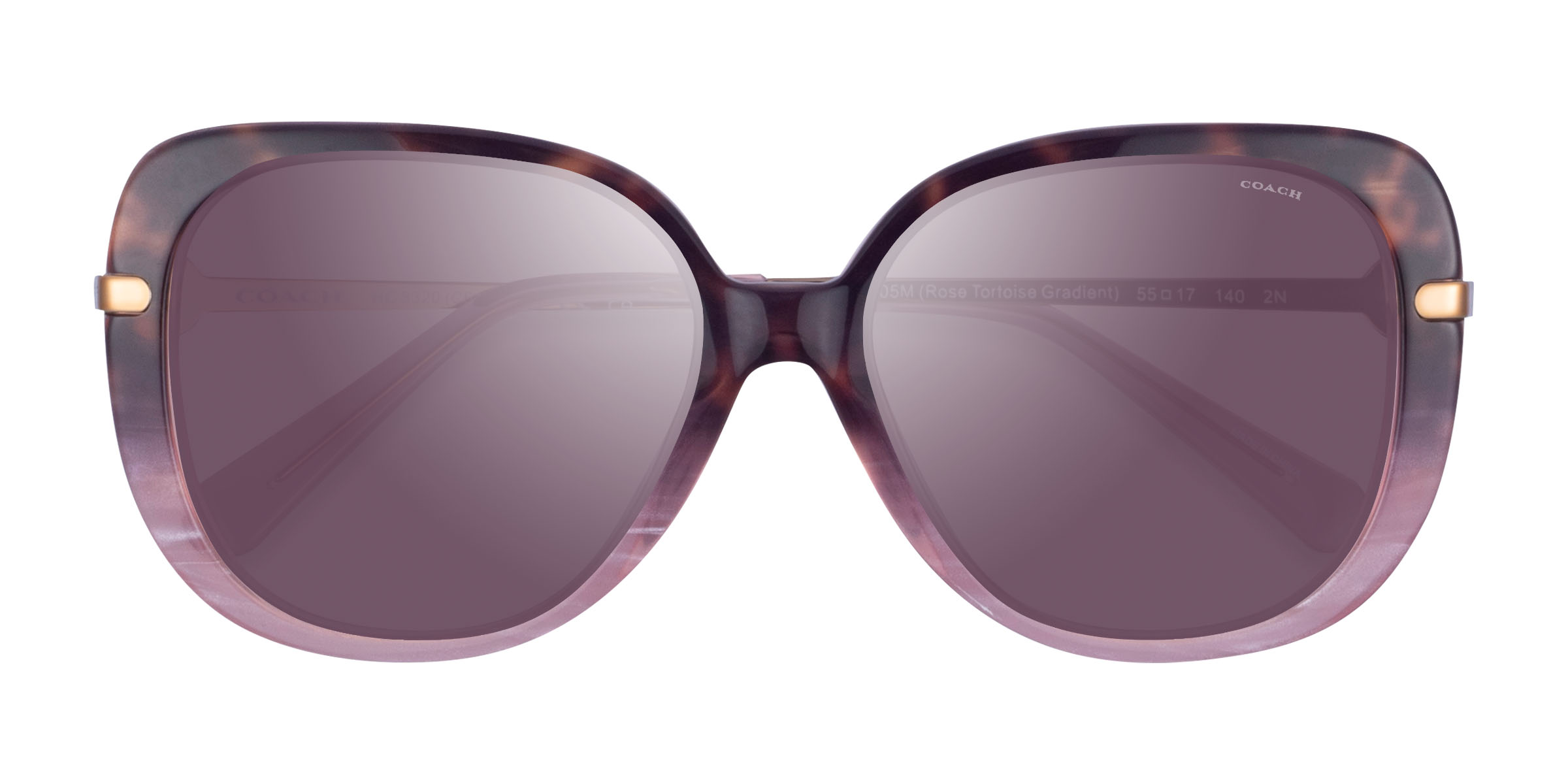 Rose Tortoise Gradient Coach HC8320 C6180 -  Acetate Sunglasses