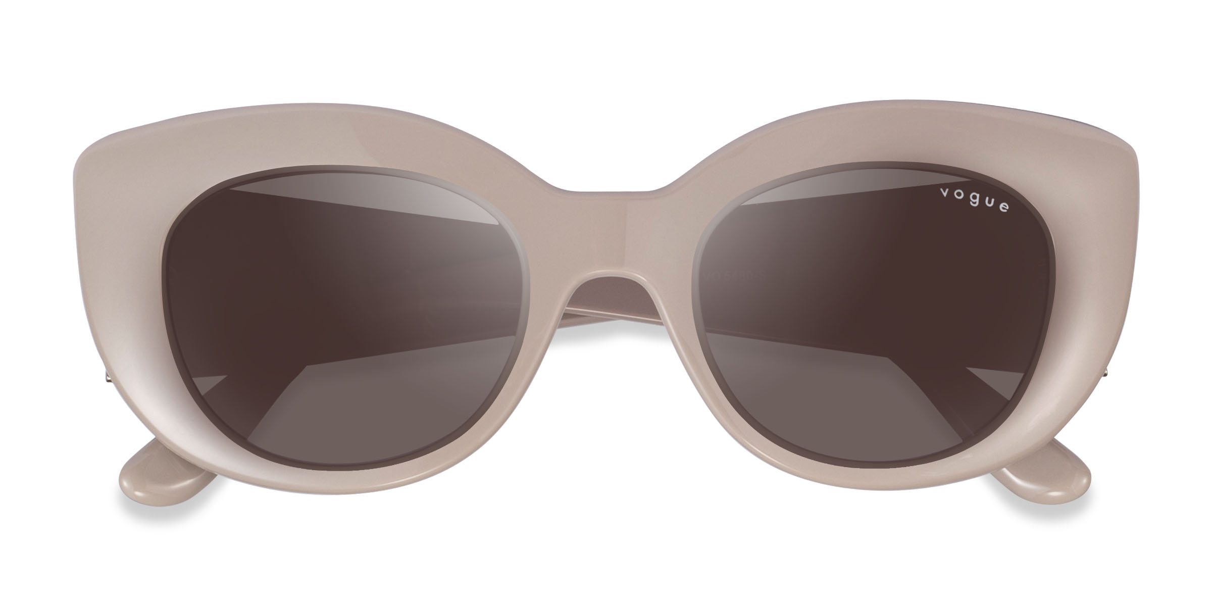 Matte Milk Tea Vogue Eyewear VO5480S -  Plastique Lunettes de soleil