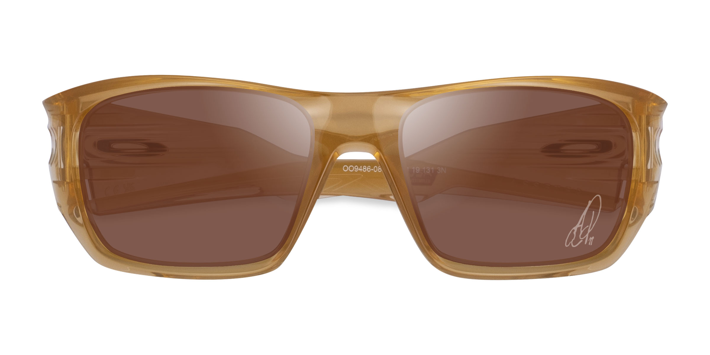 Orange Oakley Masseter -  Plastique Lunettes de soleil