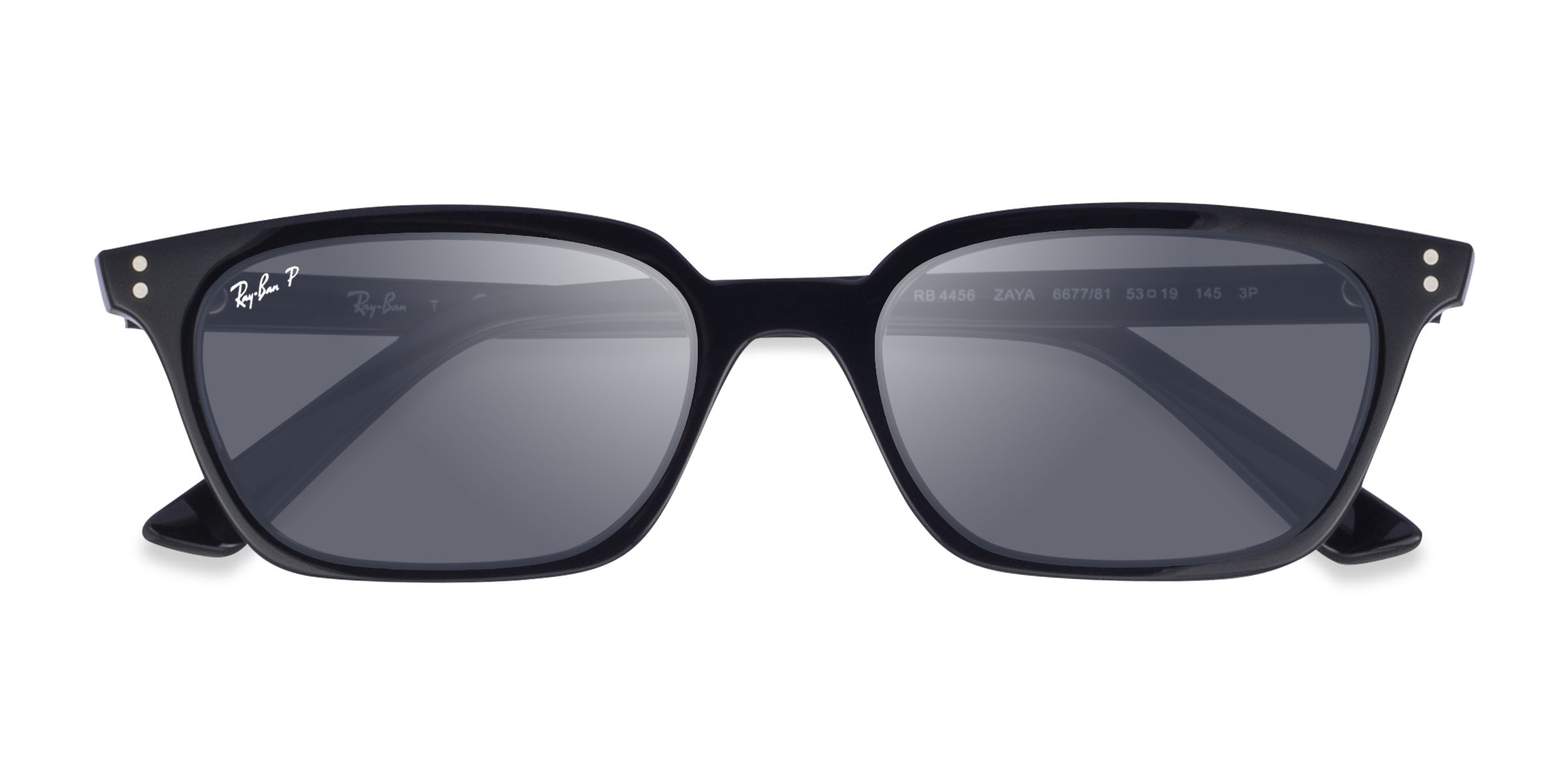 Noir Ray-Ban RB4456 Zaya - Plastique Lunettes de soleil