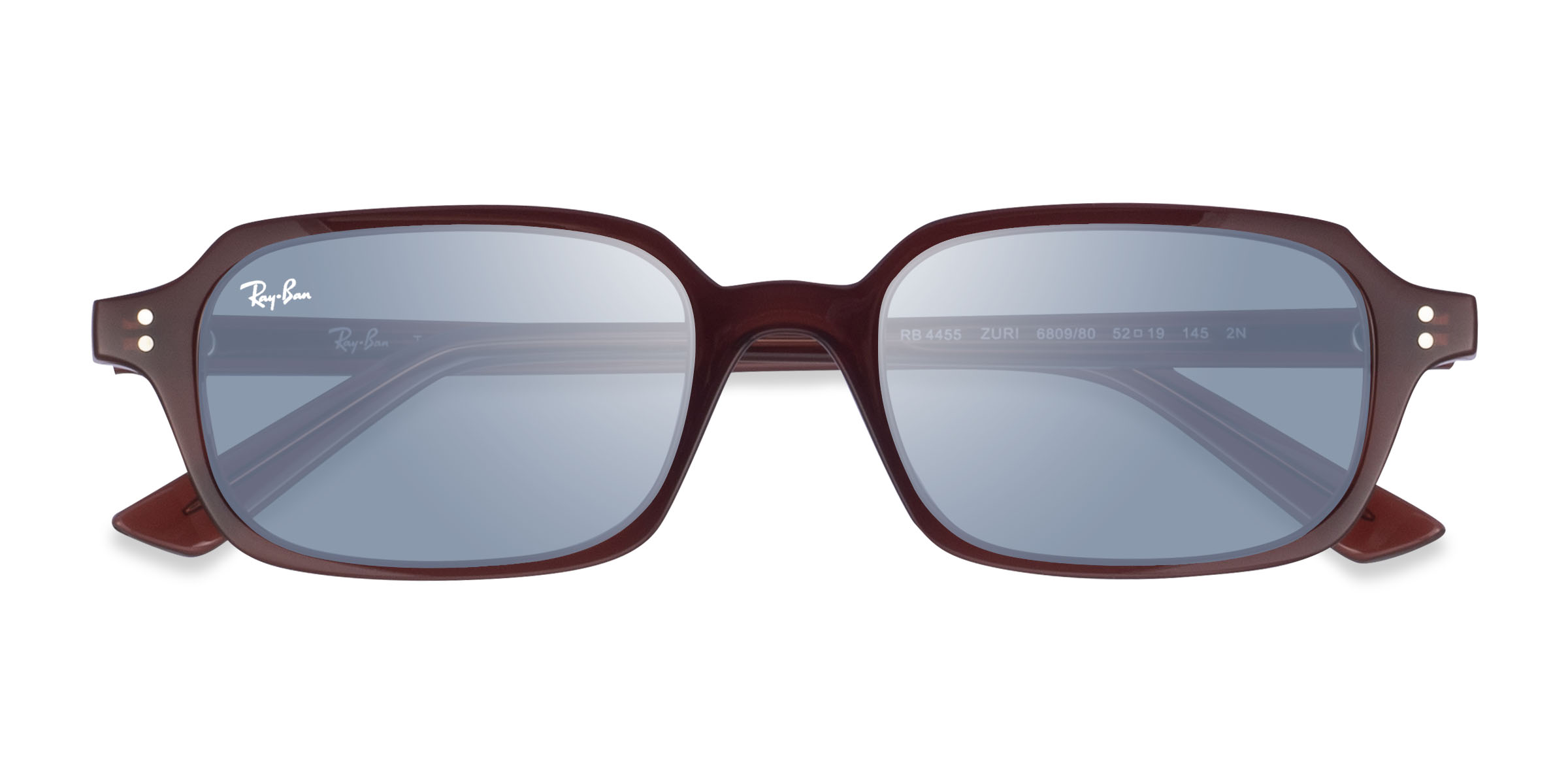 Rouge Ray-Ban RB4455 Zuri -  Eco-friendly Lunettes de soleil