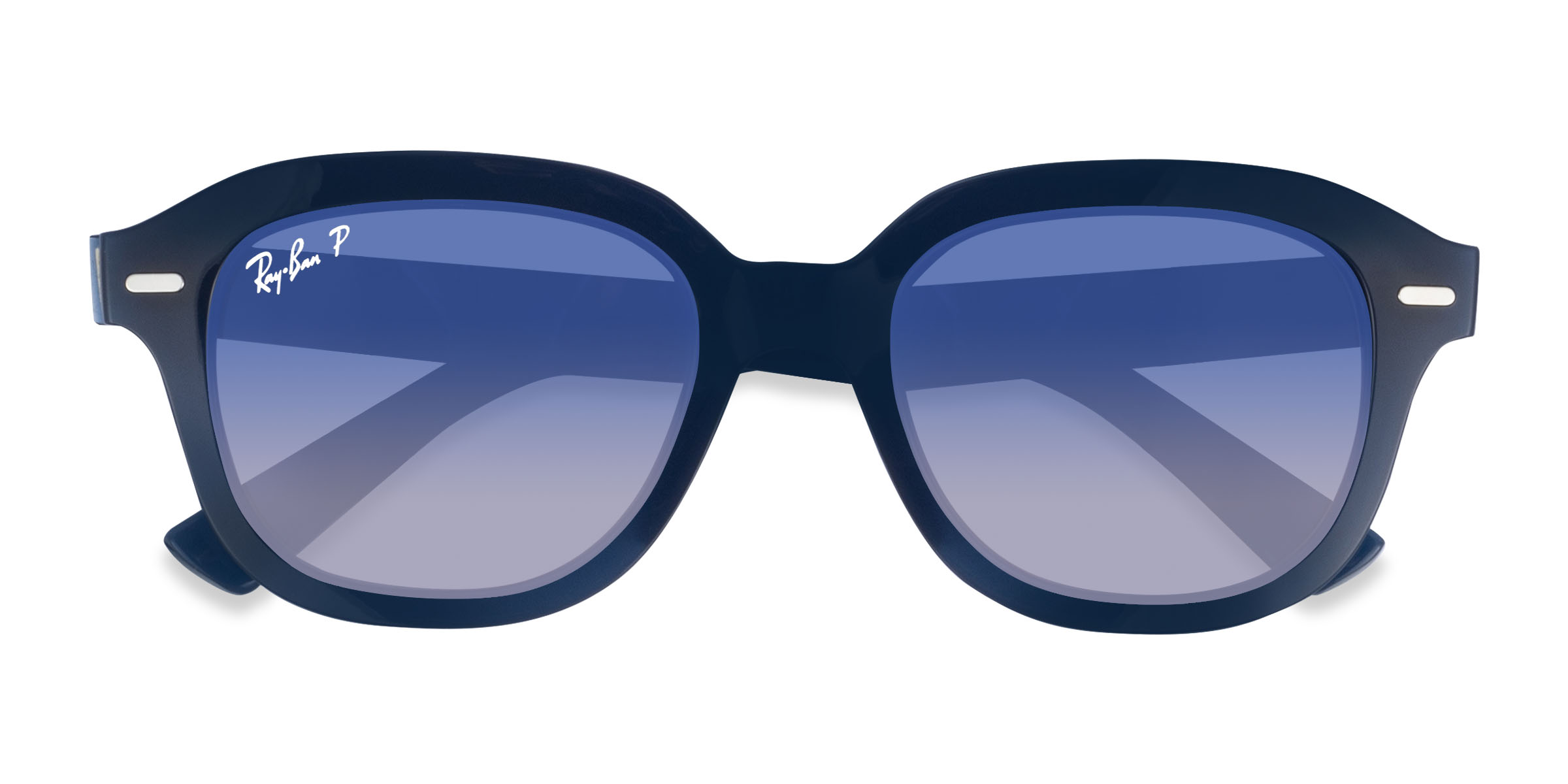 Bleu marine  Ray-Ban RB4398 Erik -  Plastique Lunettes de soleil