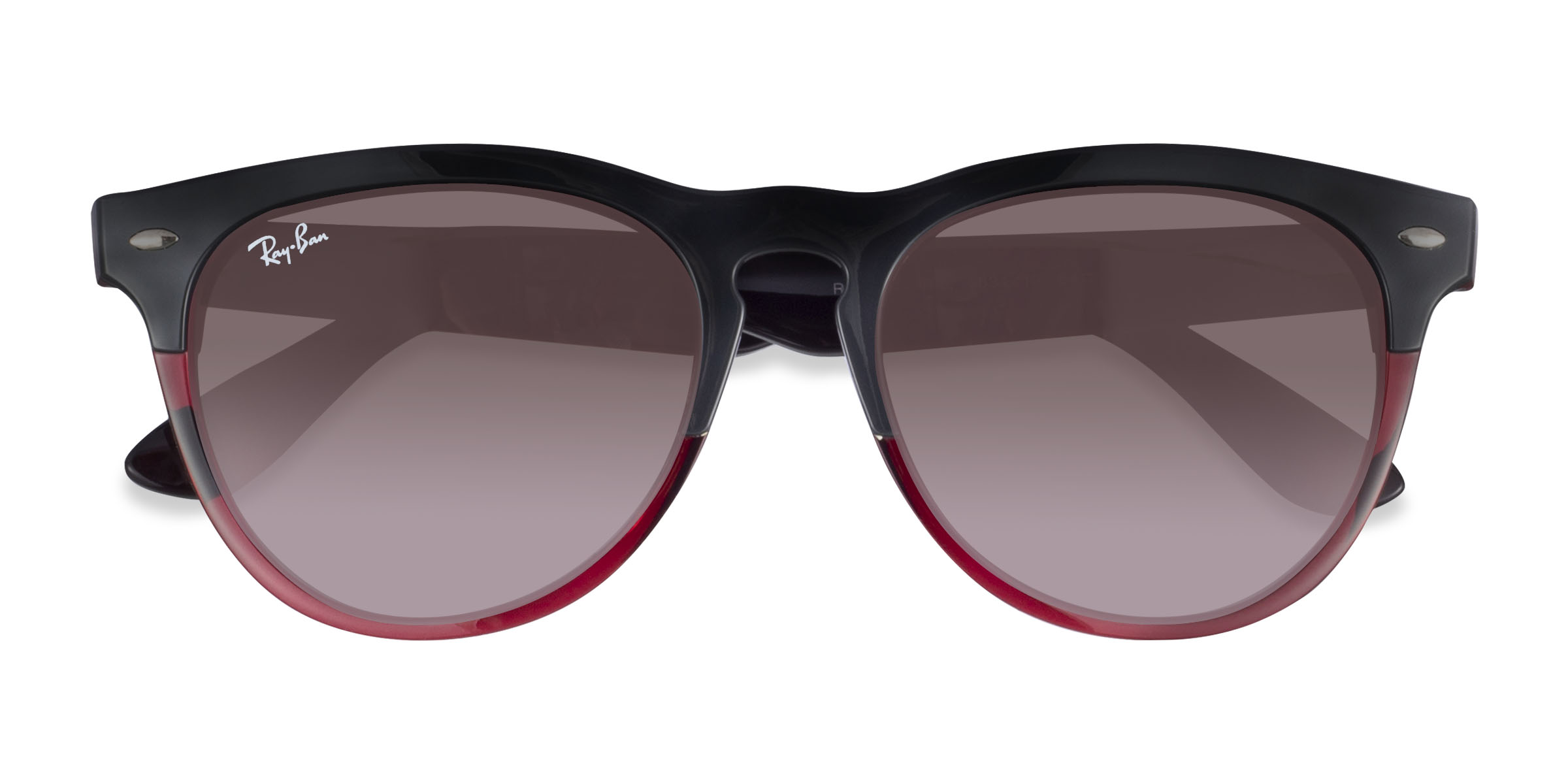 Gray On Transparent Red Ray-Ban RB4471 Iris -  Eco-friendly Lunettes de soleil