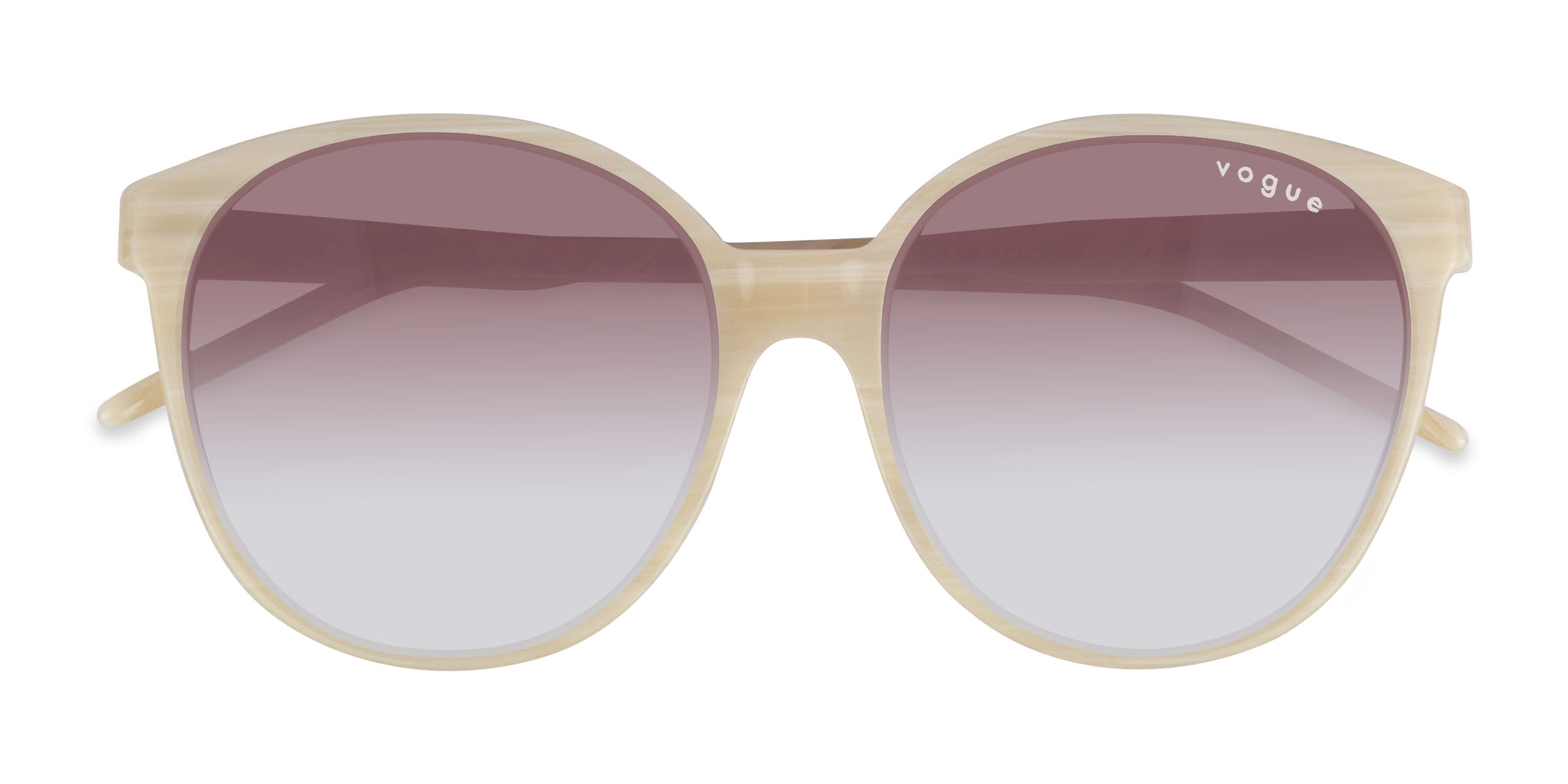 Striped Milk Tea Vogue Eyewear VO5509S Ischia - Acétate Lunettes de soleil
