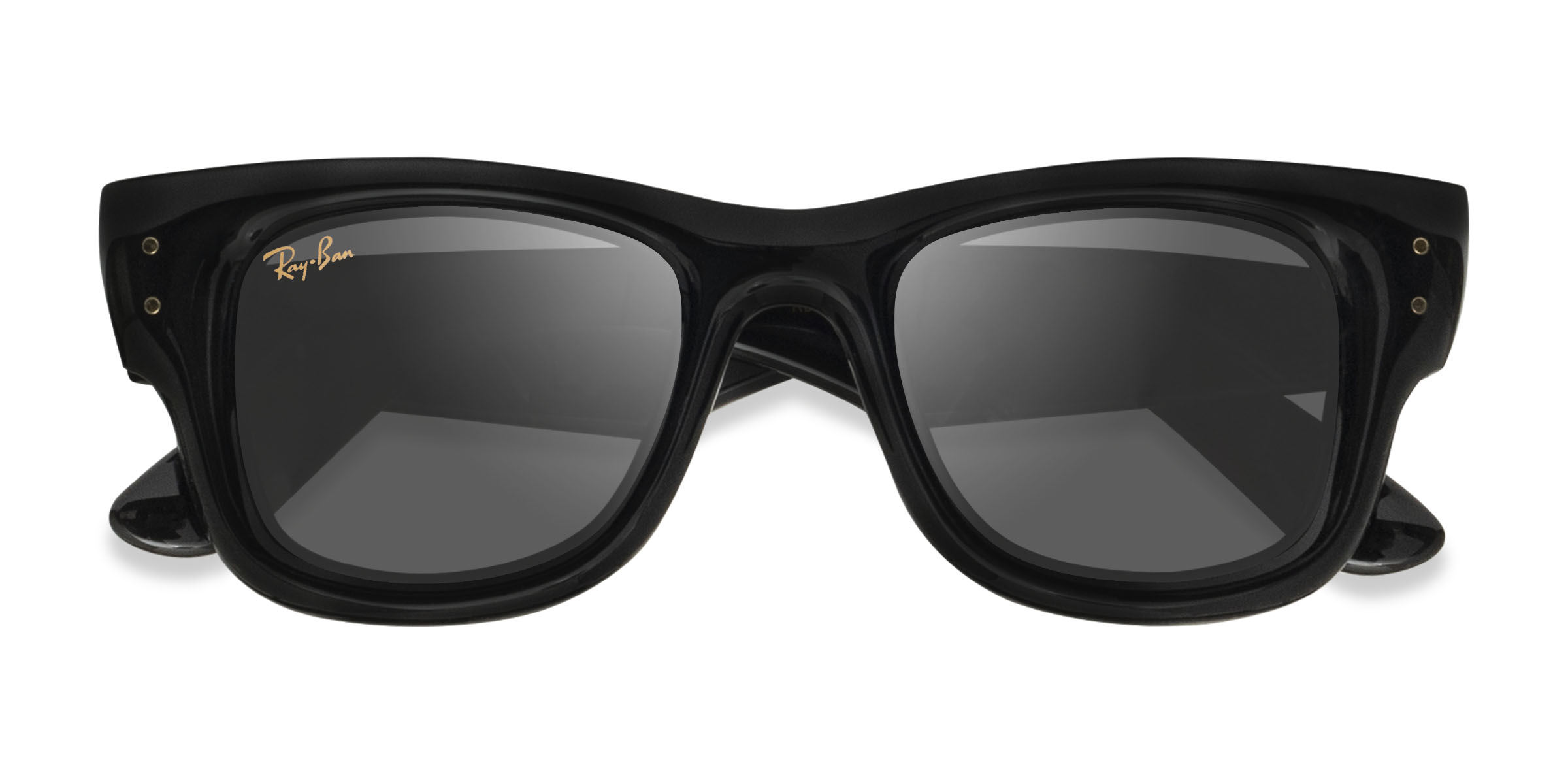 Polished Black Ray-Ban RB4940 Wayfarer Puffer -  Plastic Sunglasses