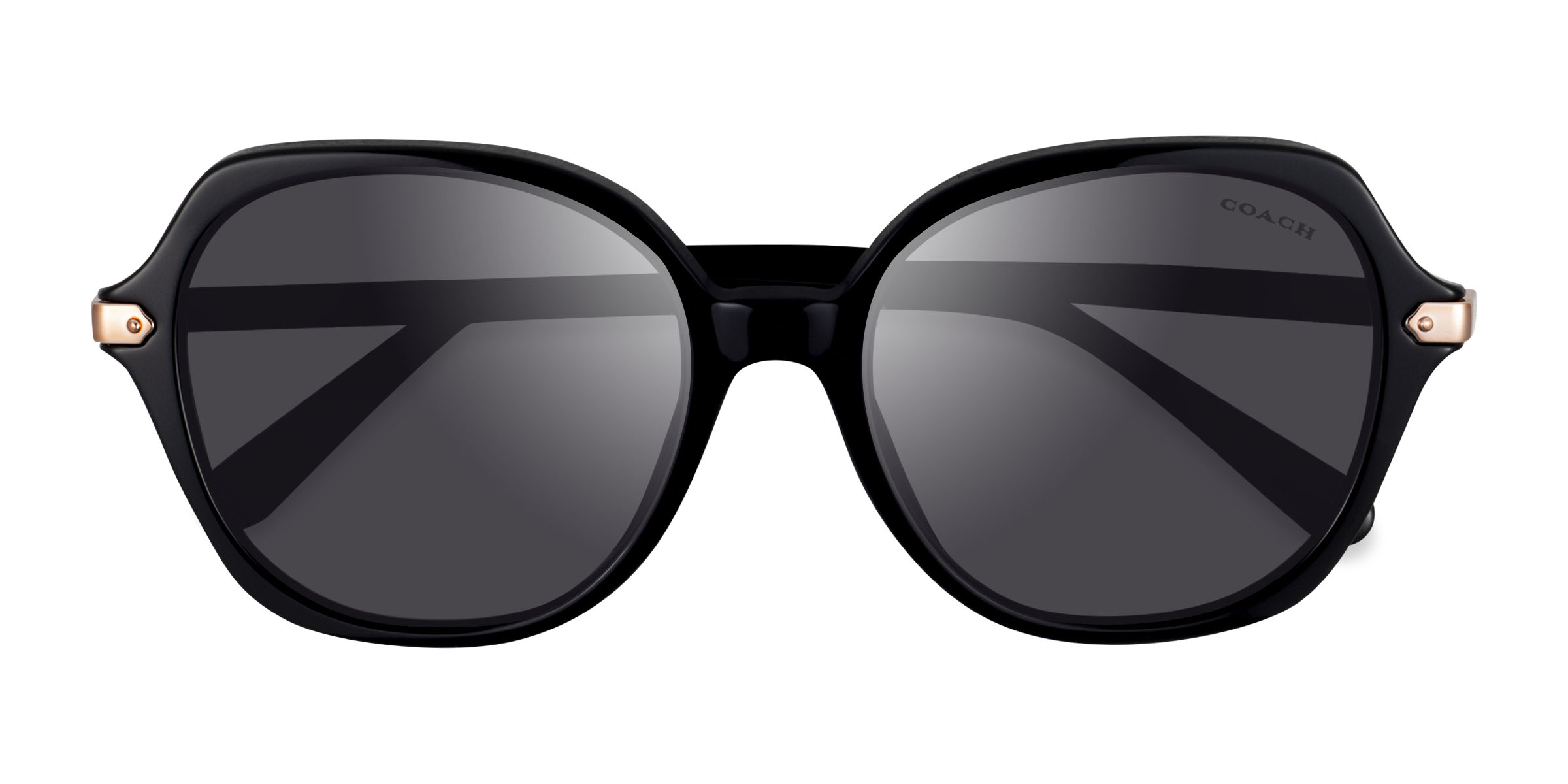 Black Coach HC8377U CL928 -  Acetate Sunglasses