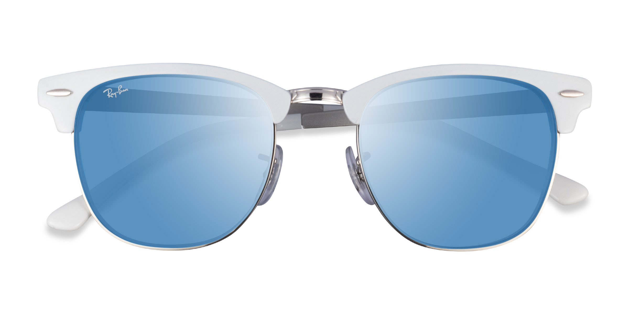 White On Silver Ray-Ban RB3716 -  Acétate Lunettes de soleil