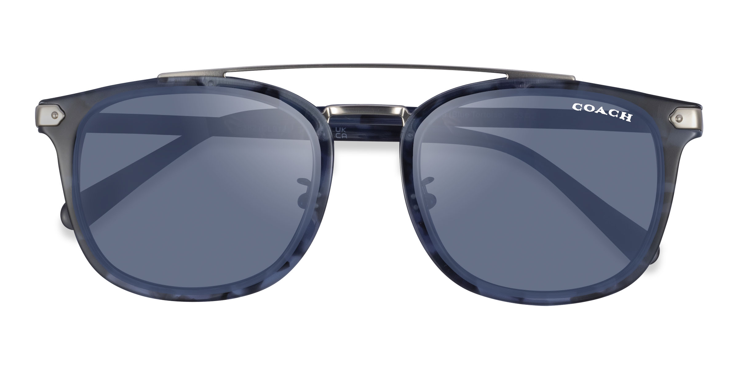 Blue Tortoise Coach HC8382 CL913 -  Acétate Lunettes de soleil