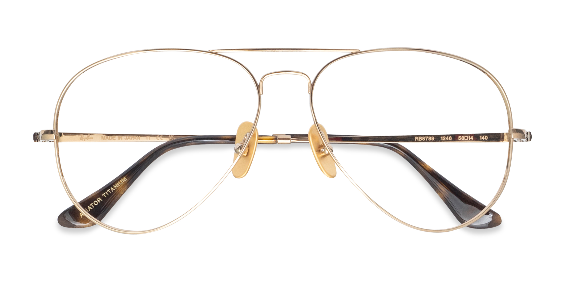 Shiny Gold Ray-Ban RB8789 - Titanium Eyeglasses