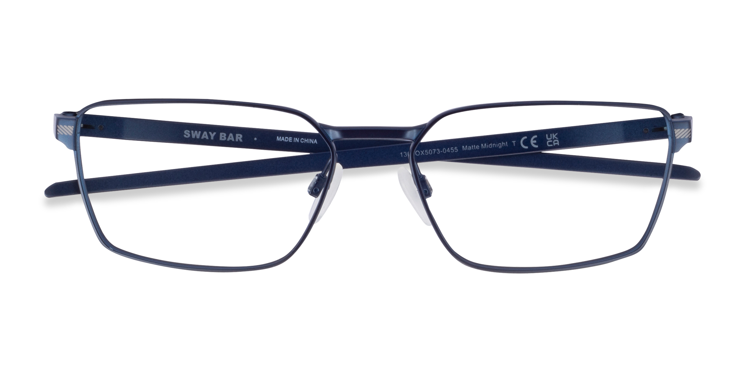 Matte Navy Oakley Sway Bar -  Titanium Lunettes de vue