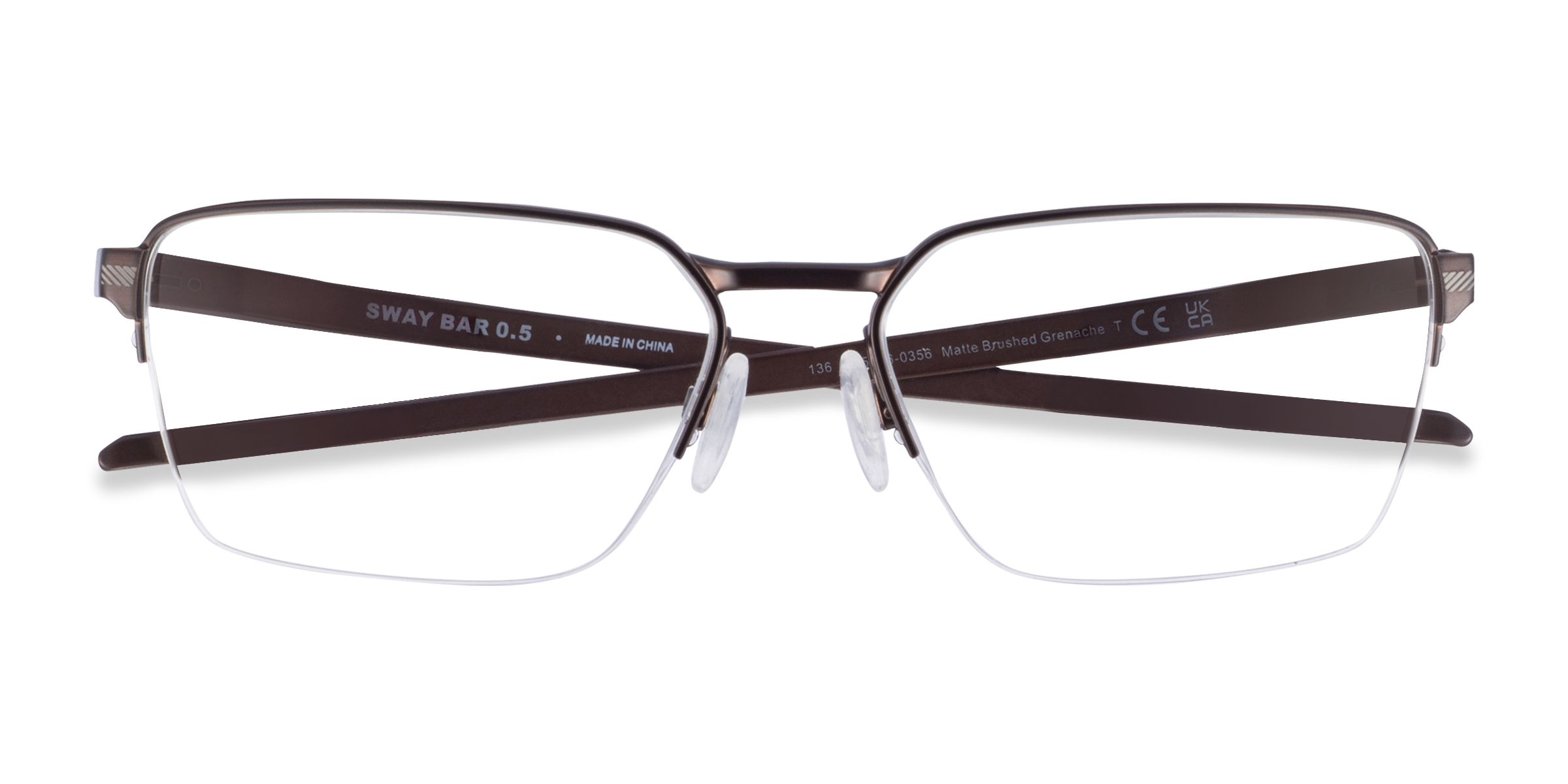 Matte Gunmetal Oakley Sway Bar 0.5 -  Titanium Lunettes de vue