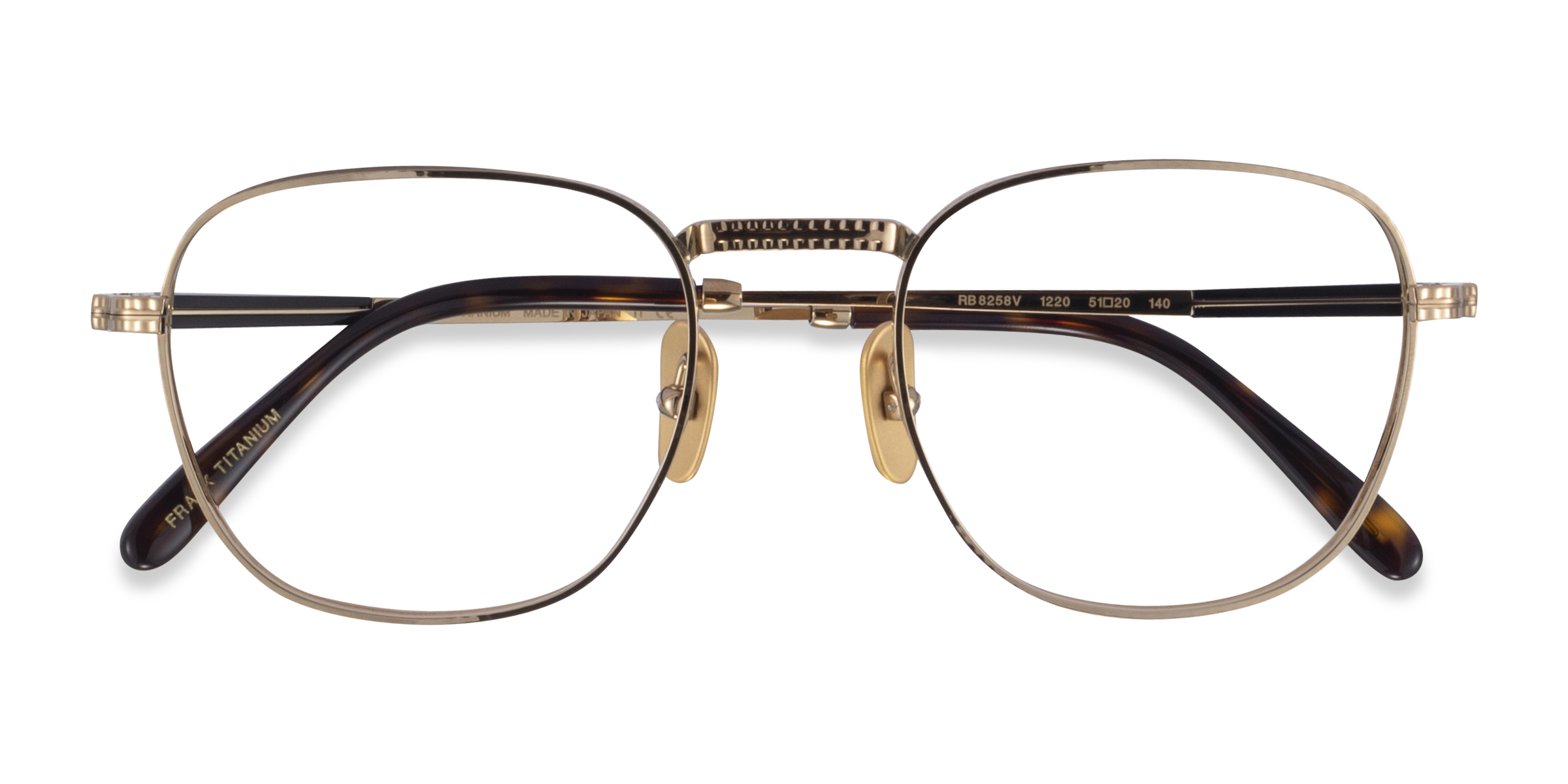 Doré Ray-Ban RB8258V Frank -  Titanium Lunettes de vue