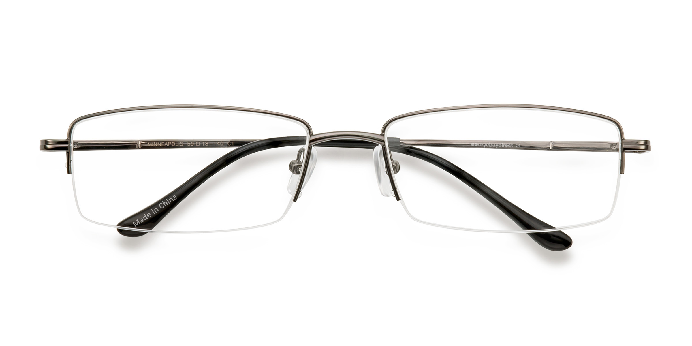 Gunmetal Minneapolis -  Métal Lunettes de vue