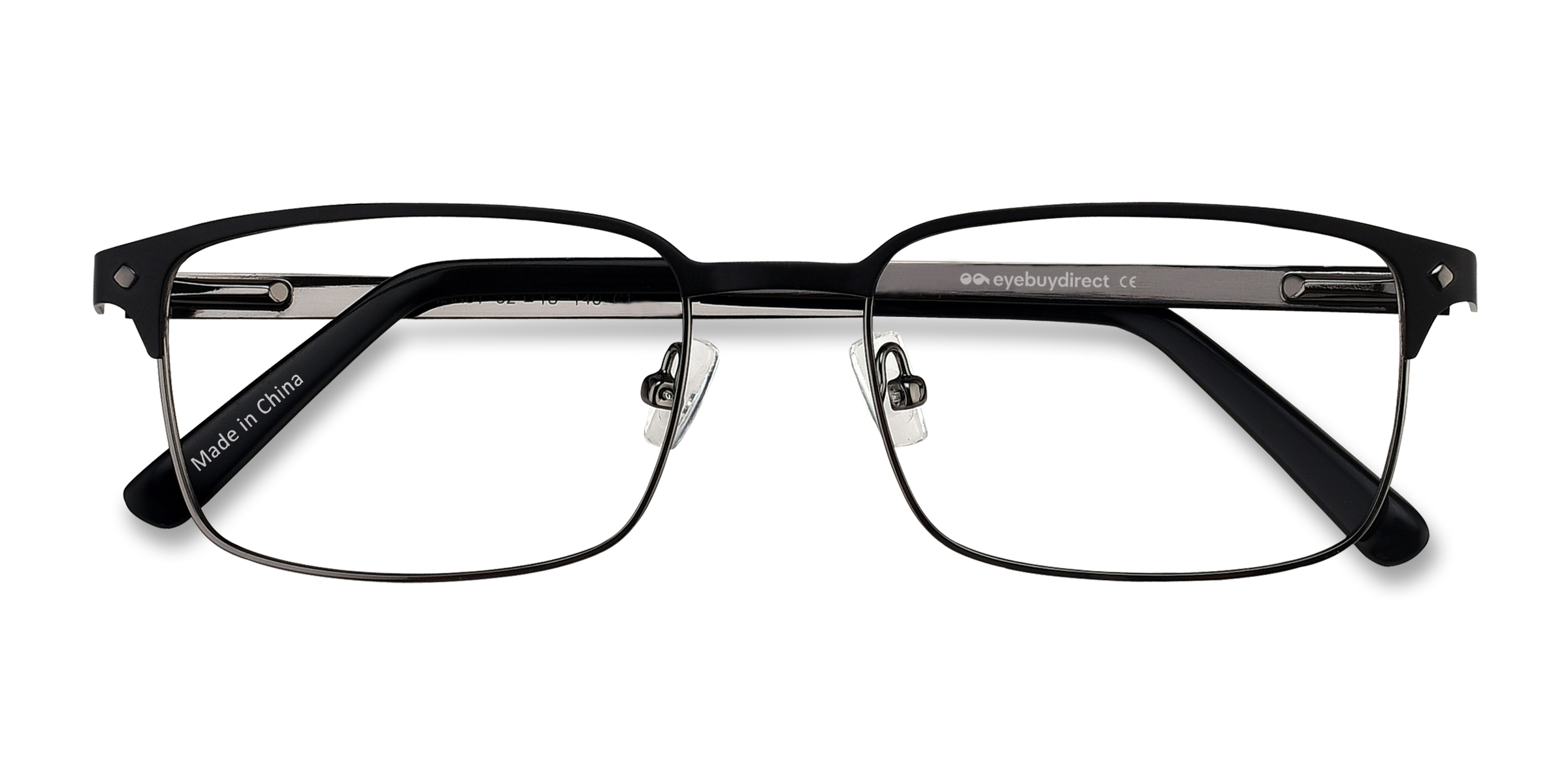 Noir Normandy -  Métal Lunettes de vue