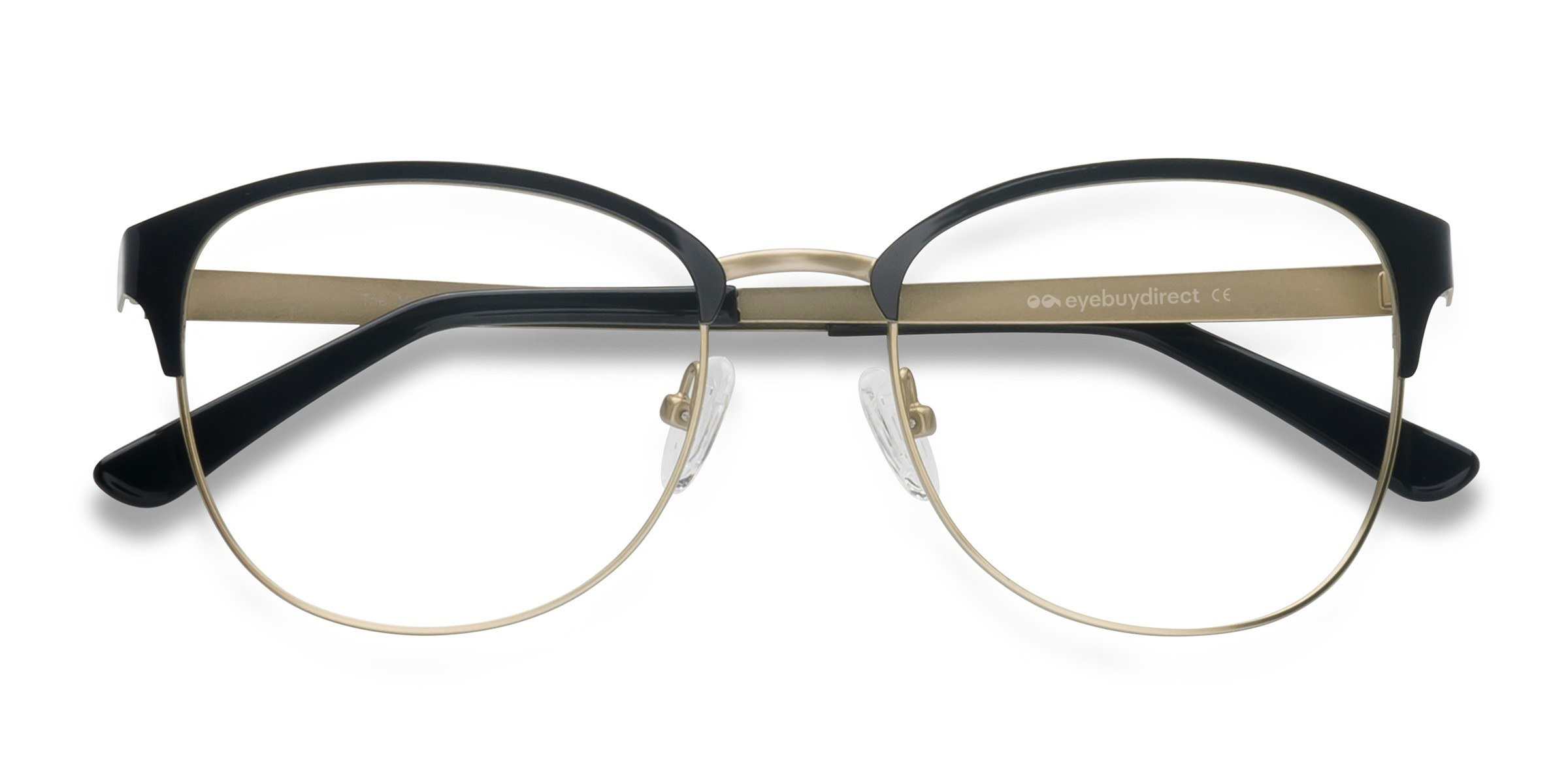 Black Golden The Moon -  Metal Eyeglasses
