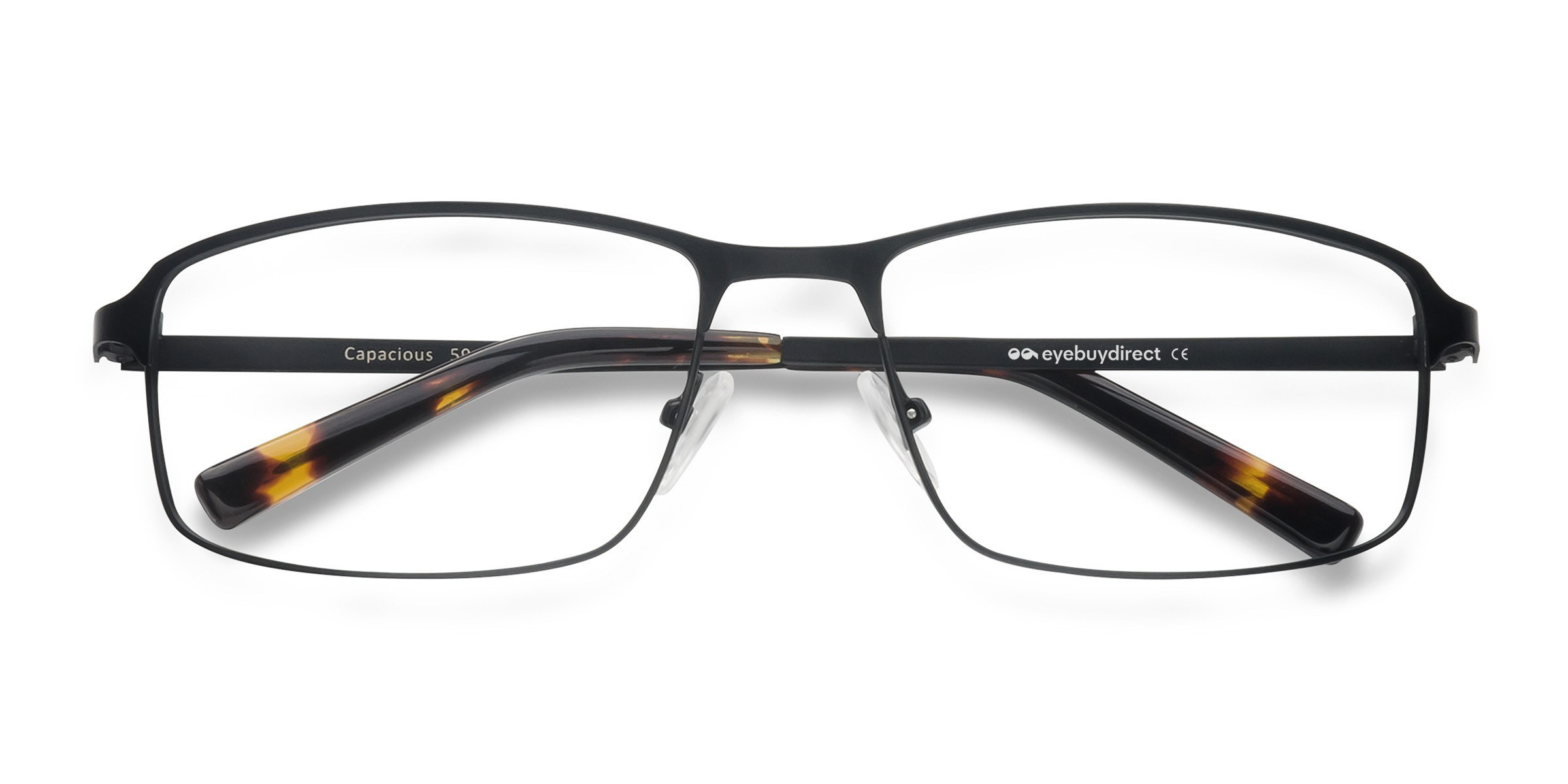 Black Capacious -  Metal Eyeglasses