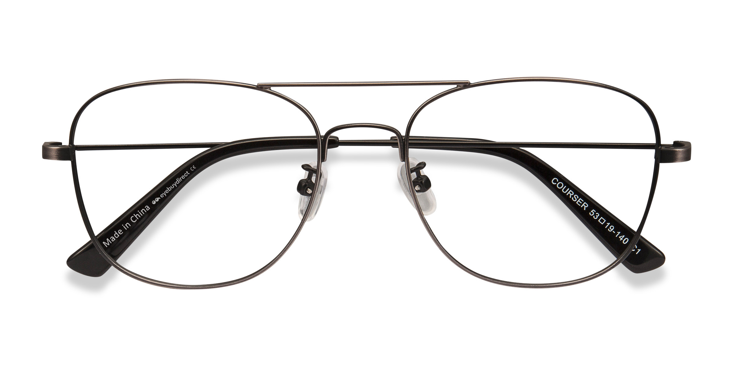 Gunmetal Courser -  Metal Eyeglasses