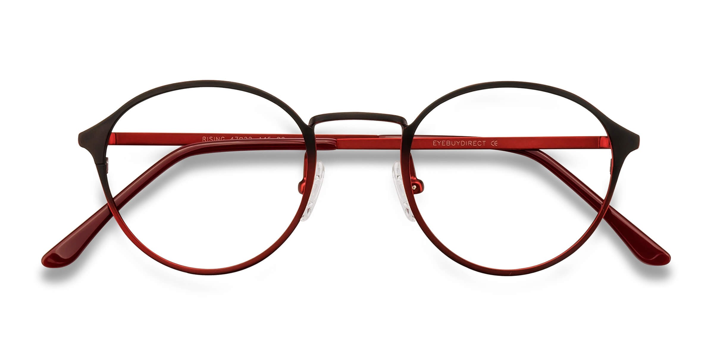 Red Black Rising -  Métal Lunettes de vue