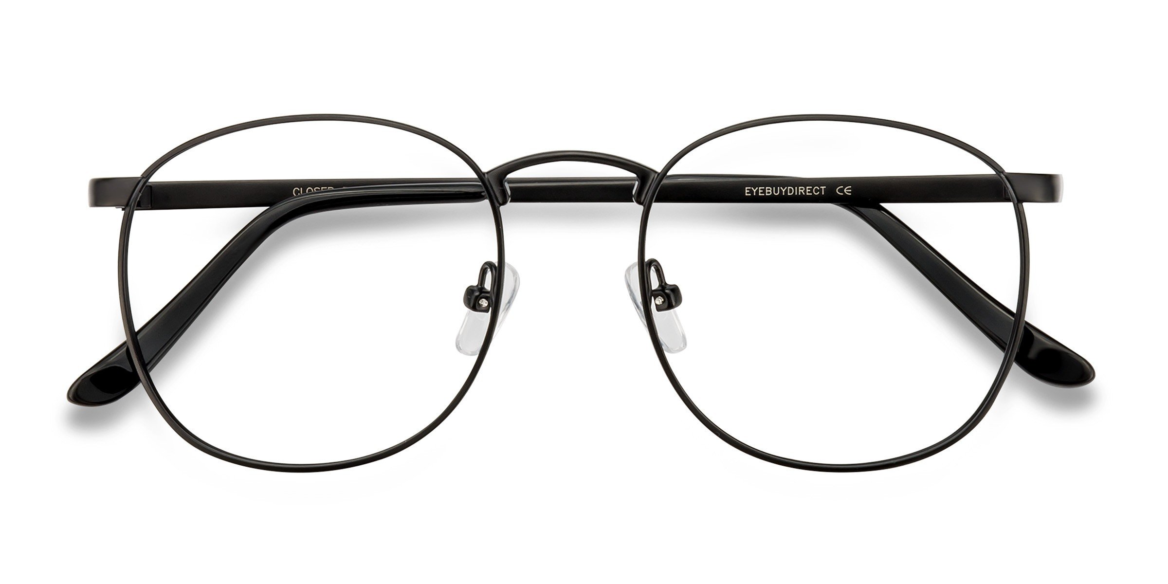 Noir Closer -  Métal Lunettes de vue