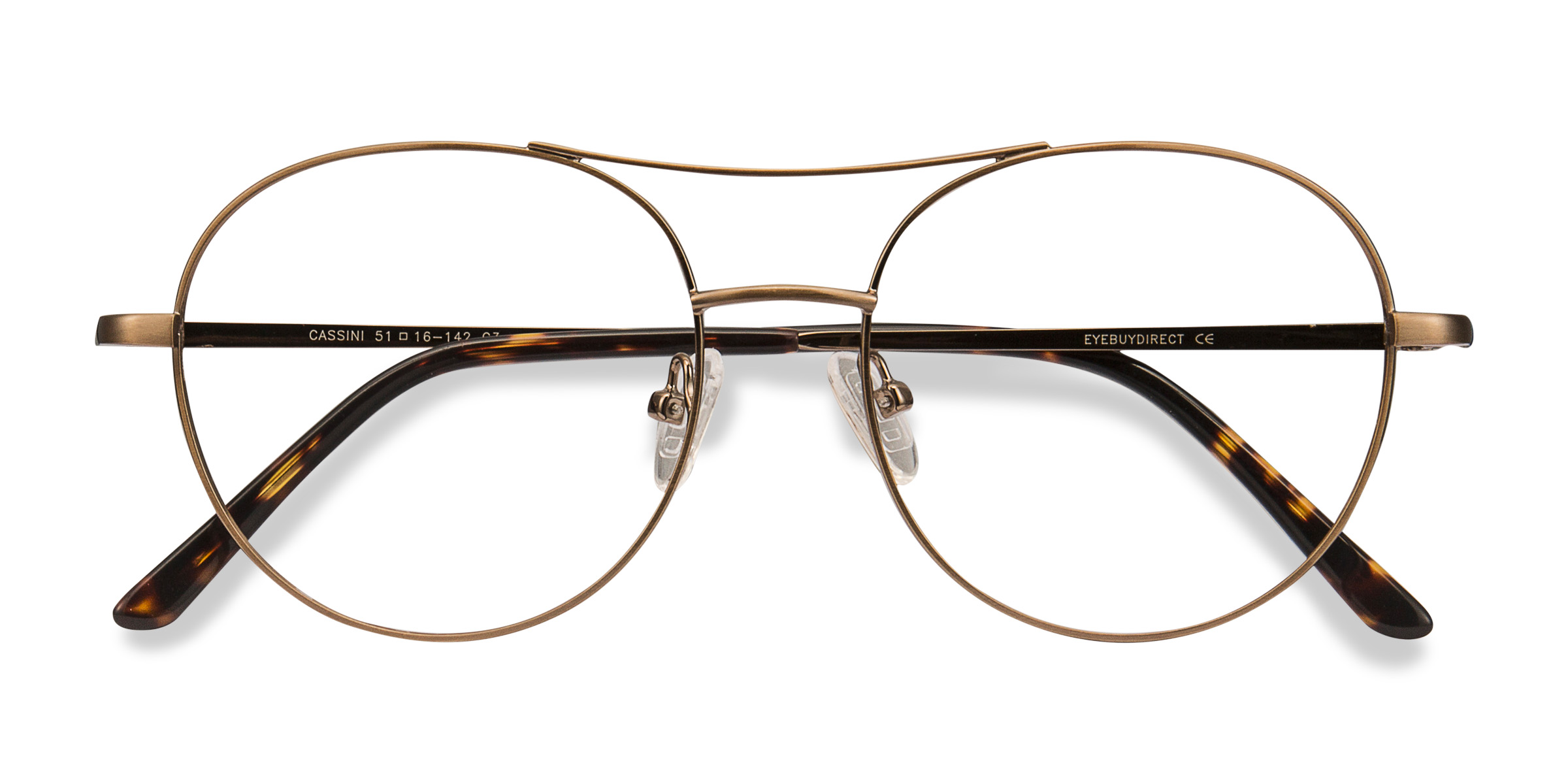 Brown Cassini -  Metal Eyeglasses