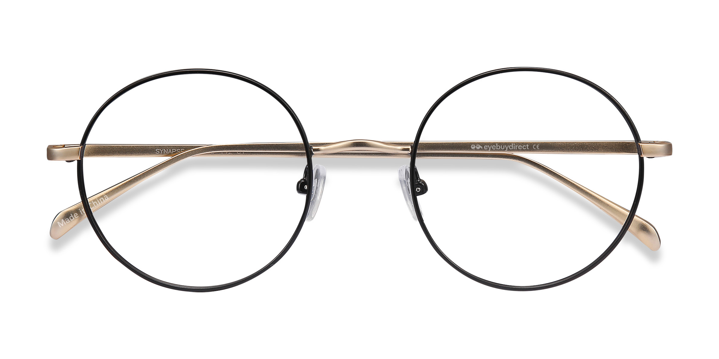 Noir Synapse -  Métal Lunettes de vue