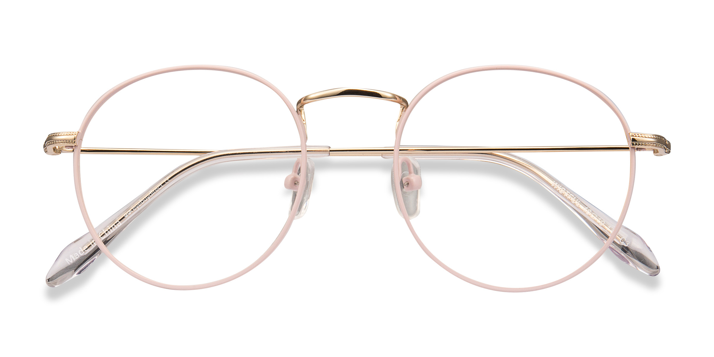 Matte Pink Wistful -  Metal Eyeglasses