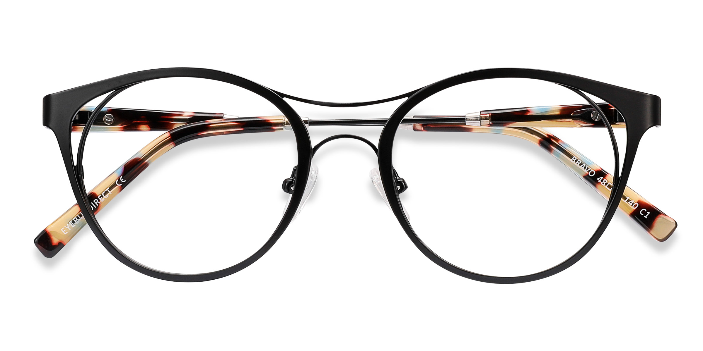 Black Bravo -  Metal Eyeglasses