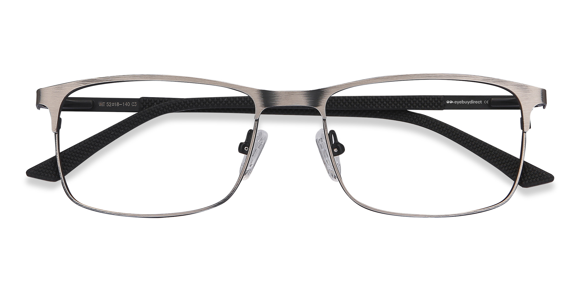 Gunmetal Wit -  Metal Eyeglasses