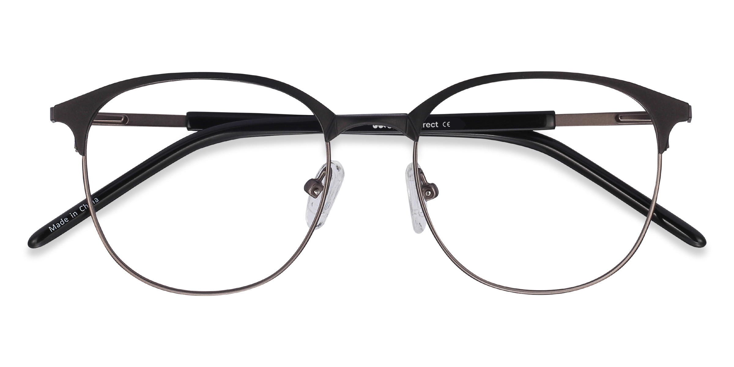 Black Gunmetal Perceive -  Métal Lunettes de vue
