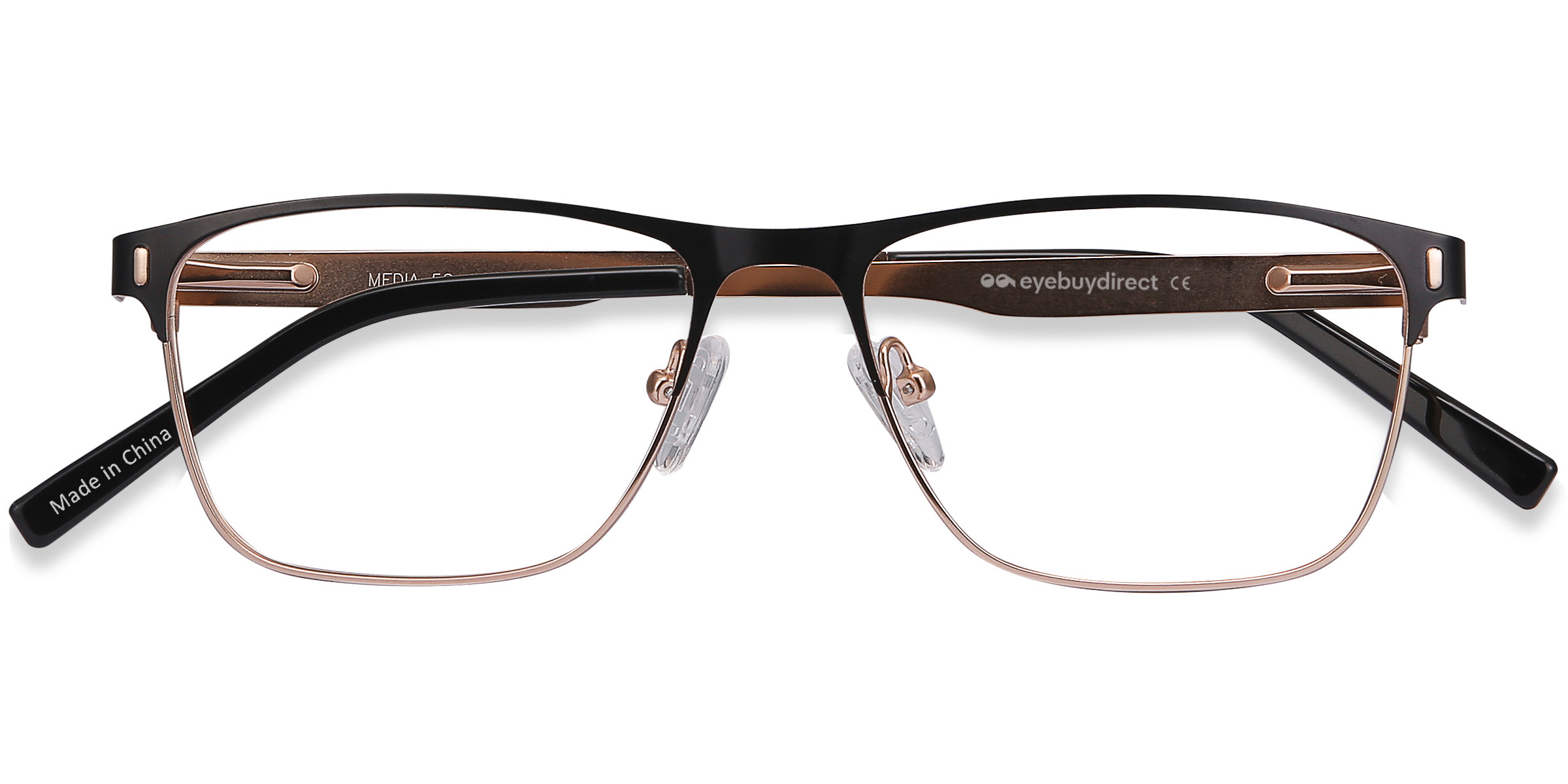 Black Media -  Metal Eyeglasses