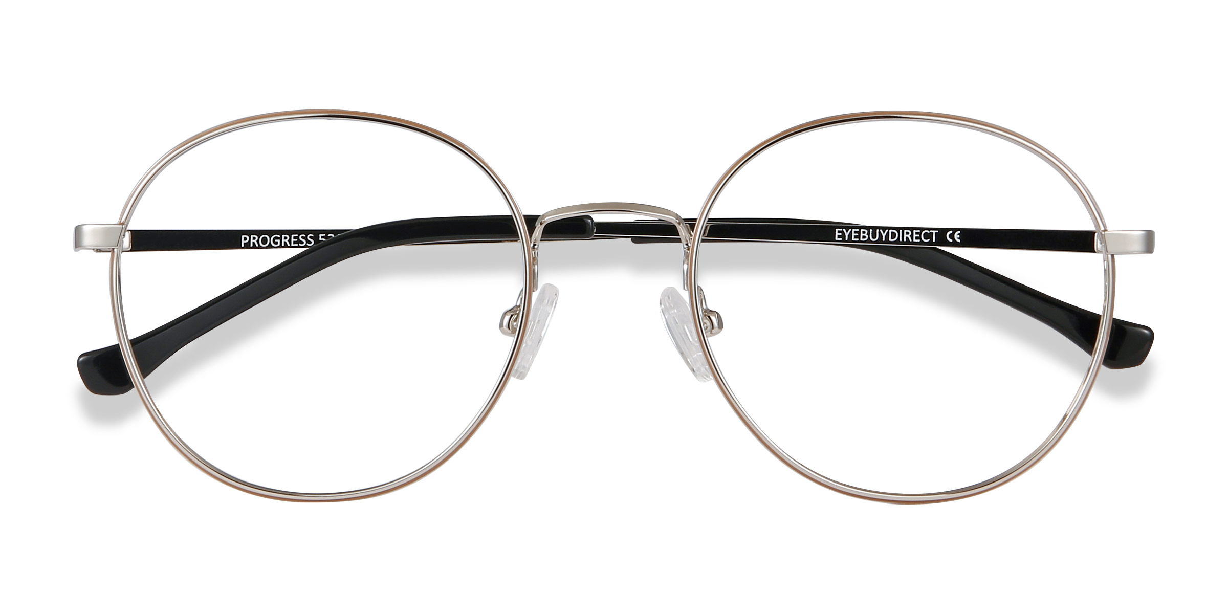 Brown Silver Progress -  Metal Eyeglasses