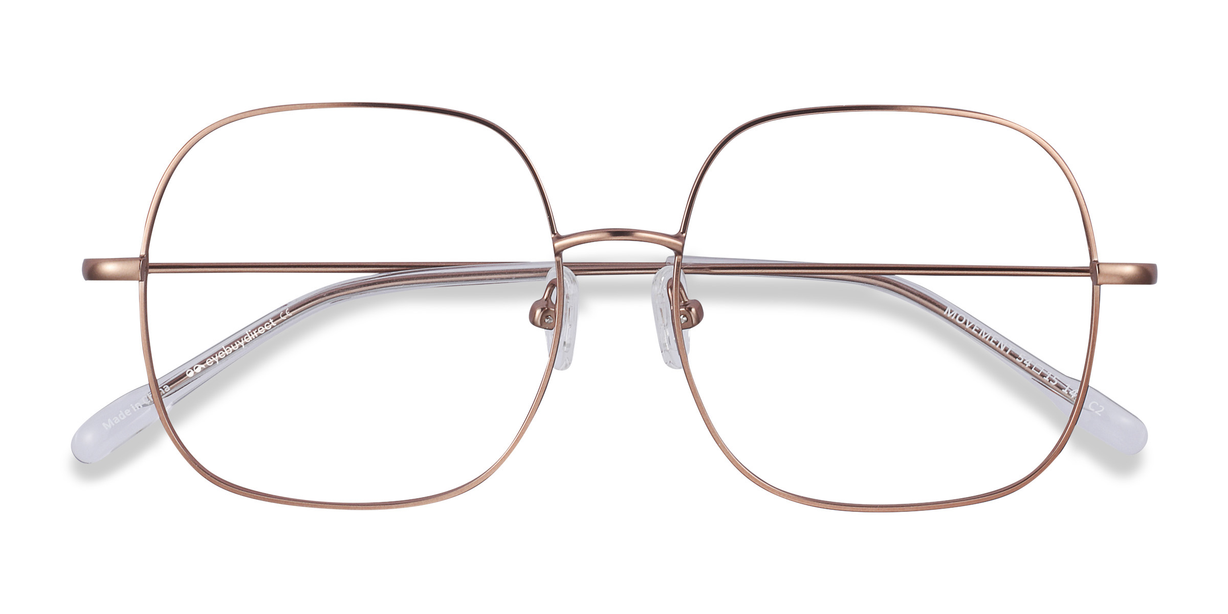 Rose Gold Movement -  Metal Eyeglasses