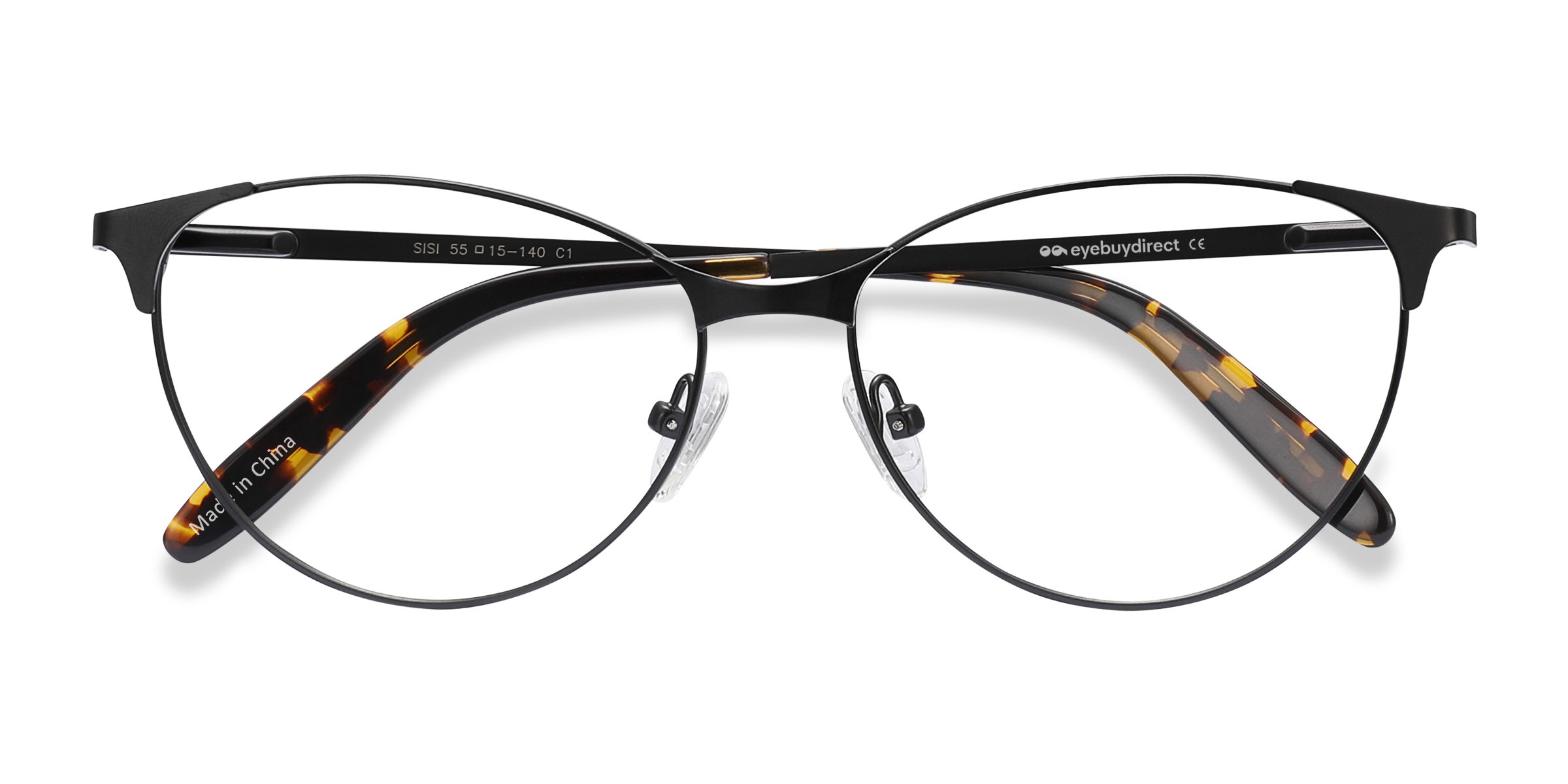 Black Sisi -  Metal Eyeglasses