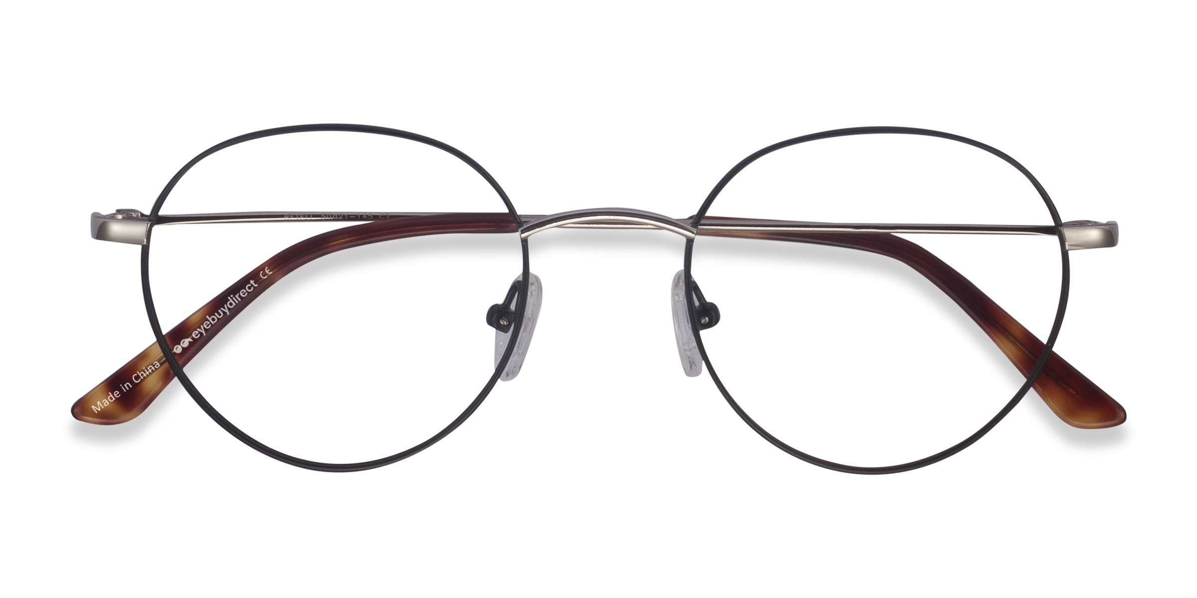 Black Retell -  Metal Eyeglasses