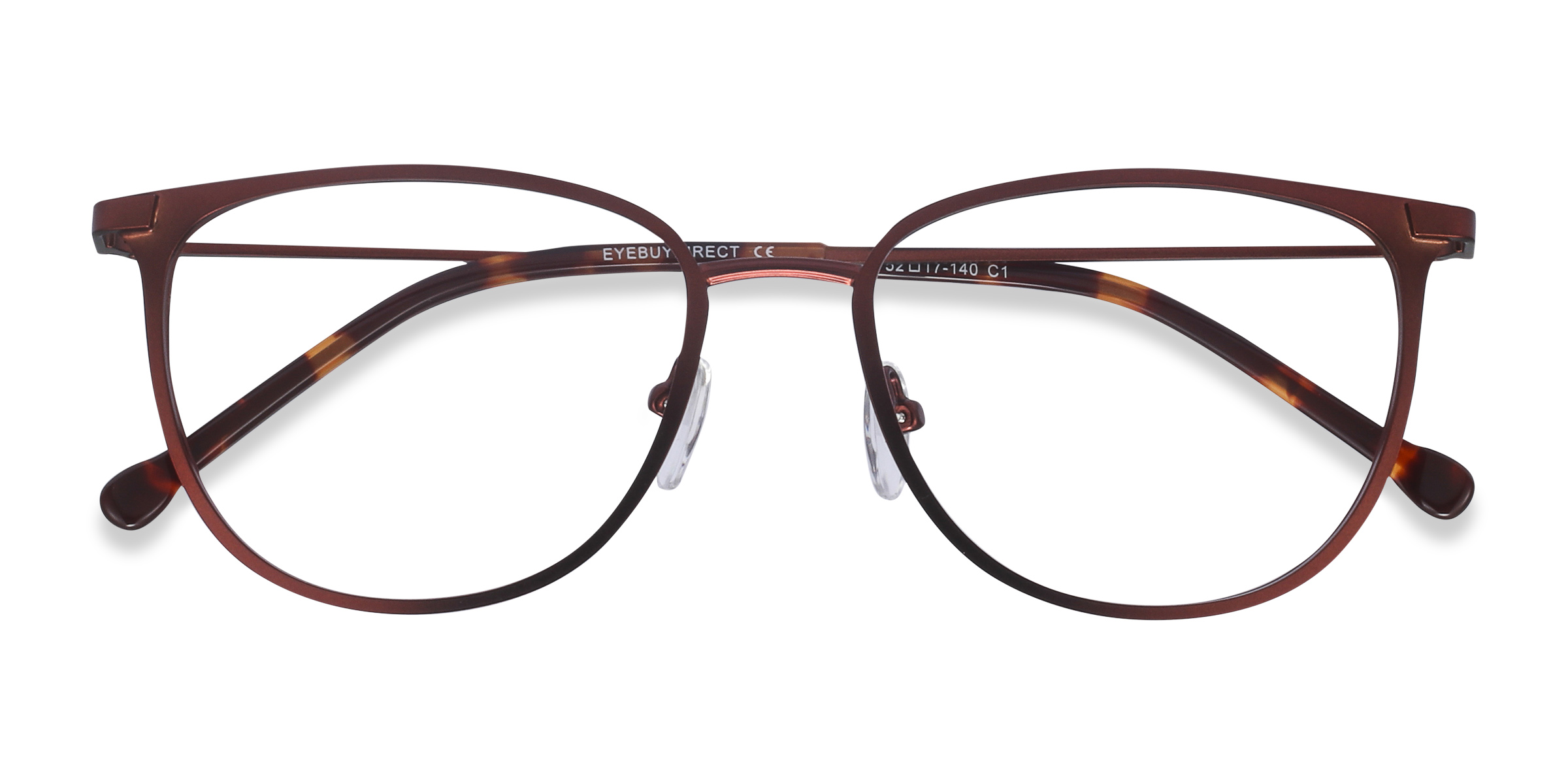 Rouge Shimmer -  Métal Lunettes de vue