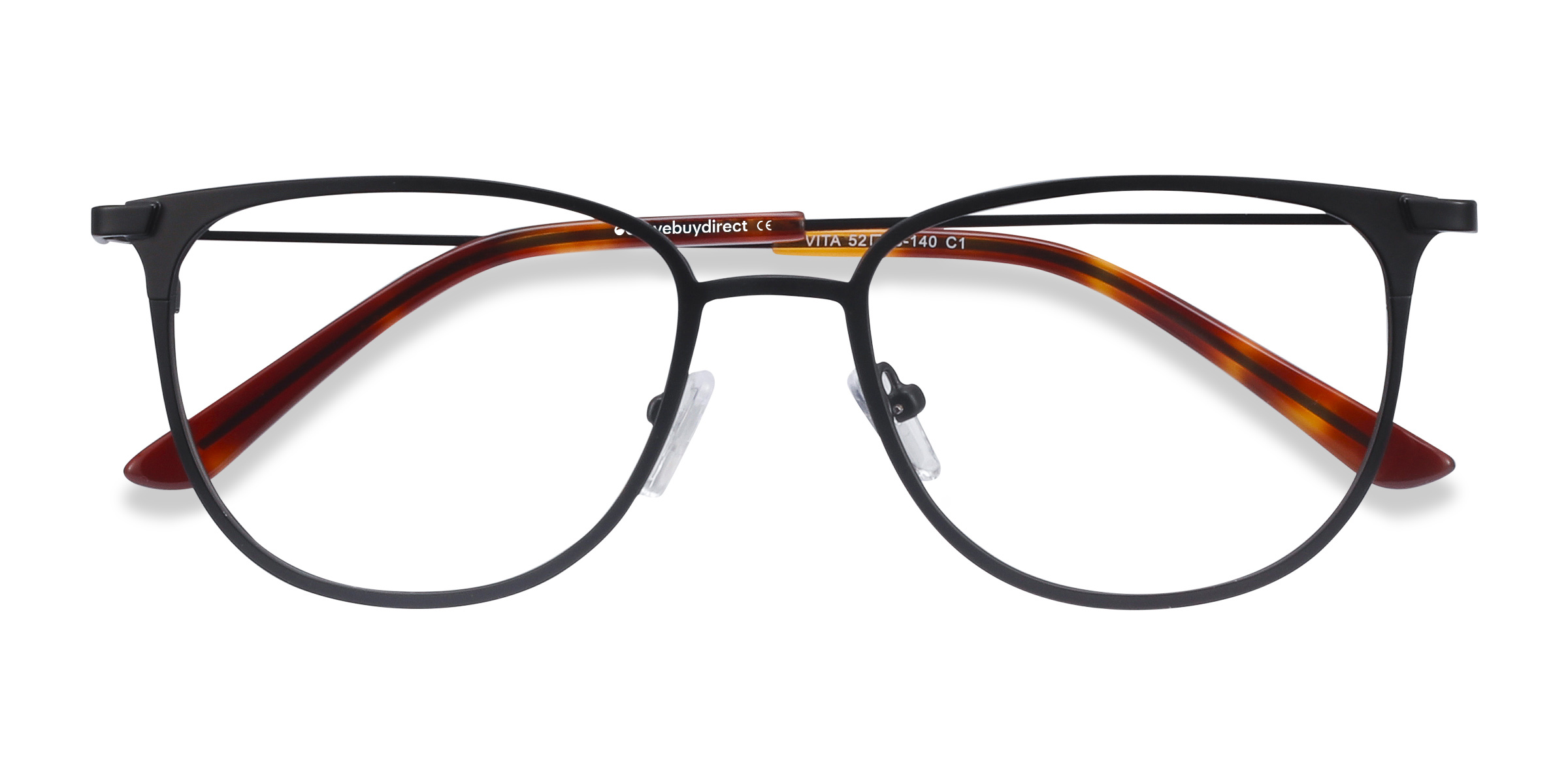 Black Vita -  Metal Eyeglasses
