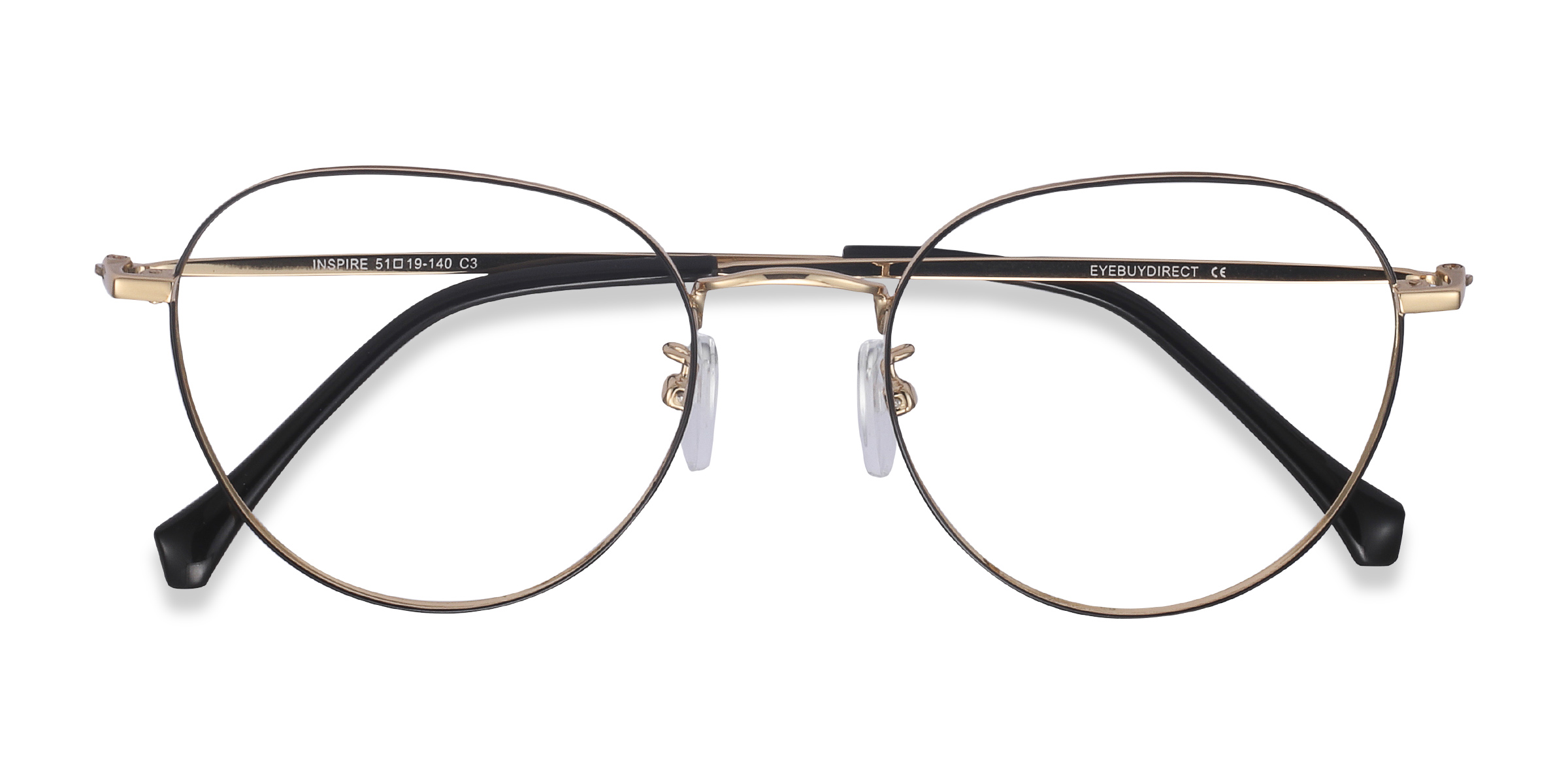 Black Golden Inspire -  Métal Lunettes de vue