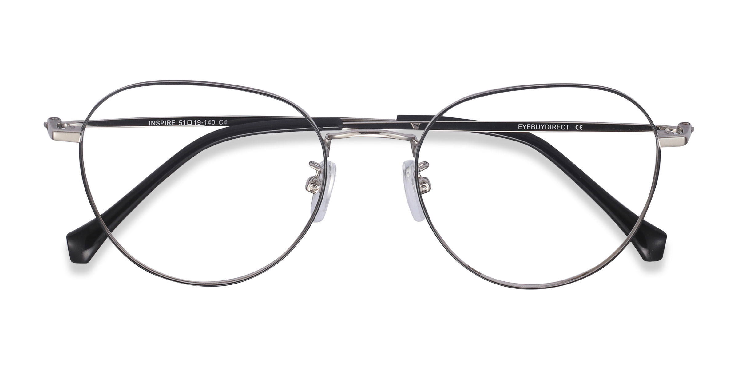 Black Silver Inspire -  Métal Lunettes de vue