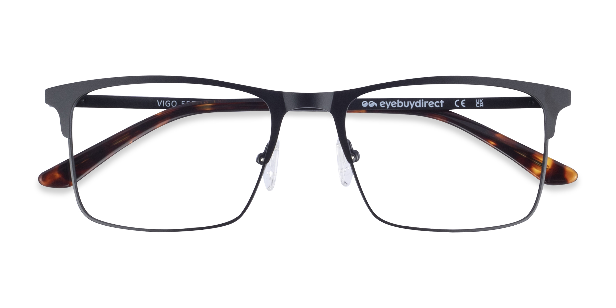 Black Vigo -  Metal Eyeglasses