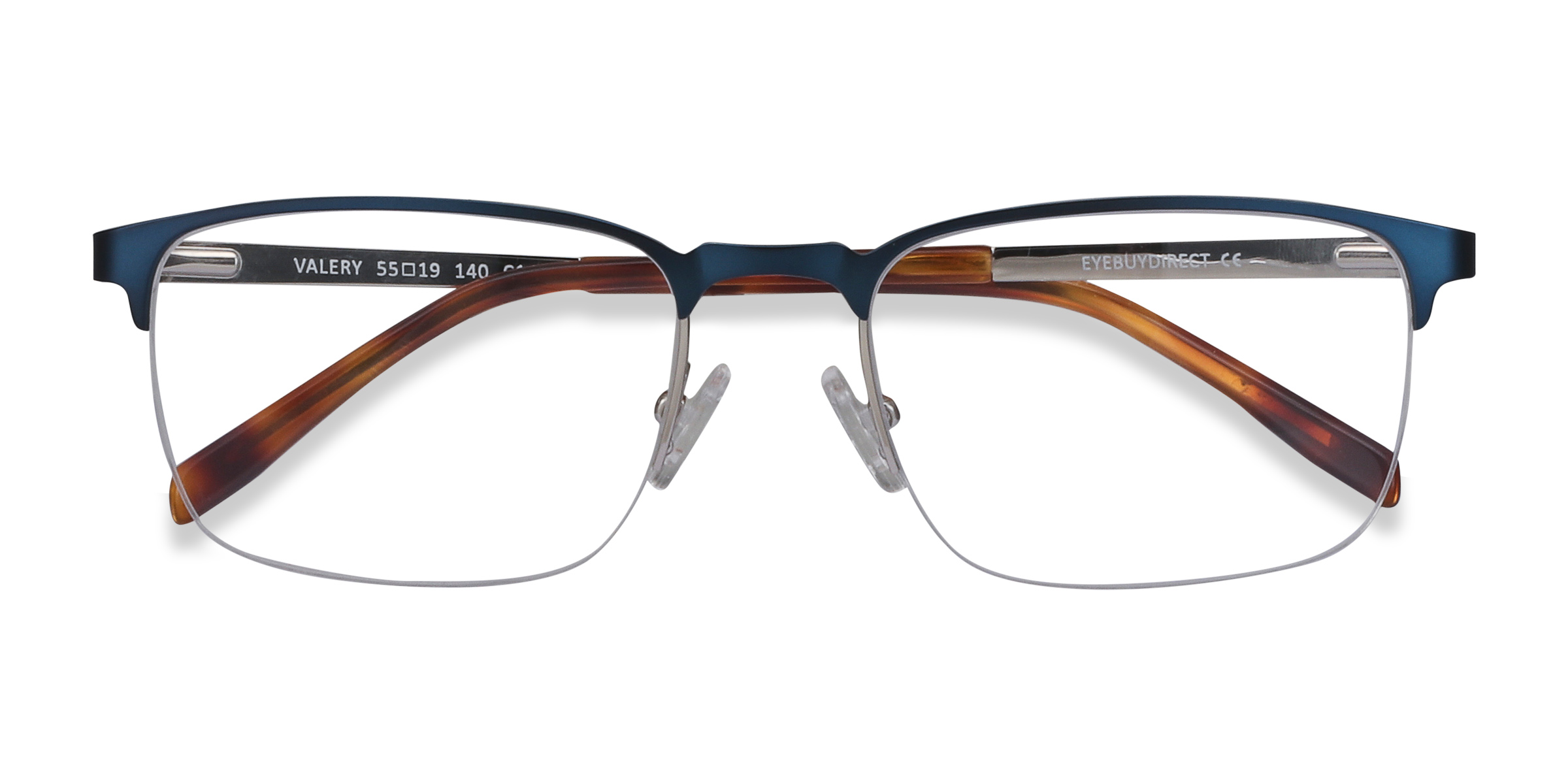 Bleu Valery -  Métal Lunettes de vue