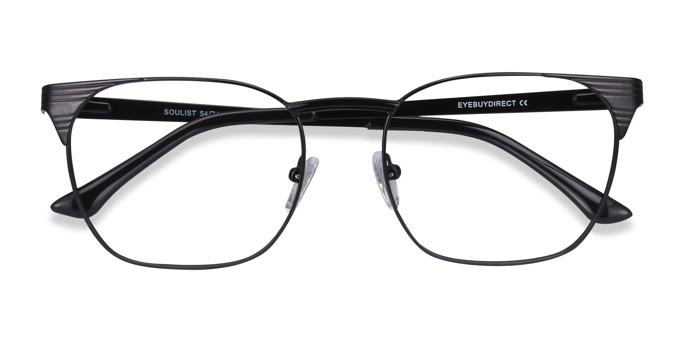 Noir Soulist -  Métal Lunettes de vue