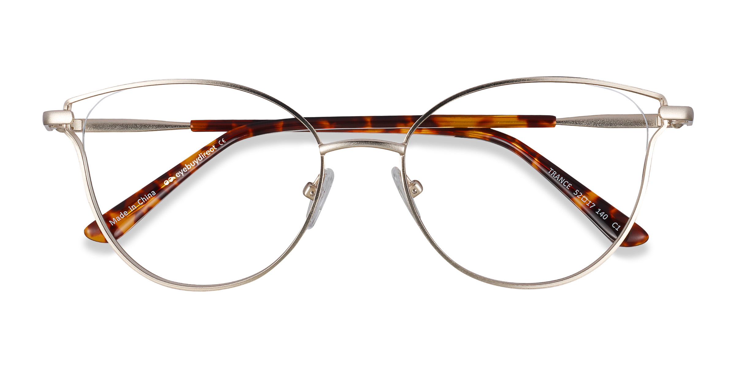 Gold Trance -  Metal Eyeglasses