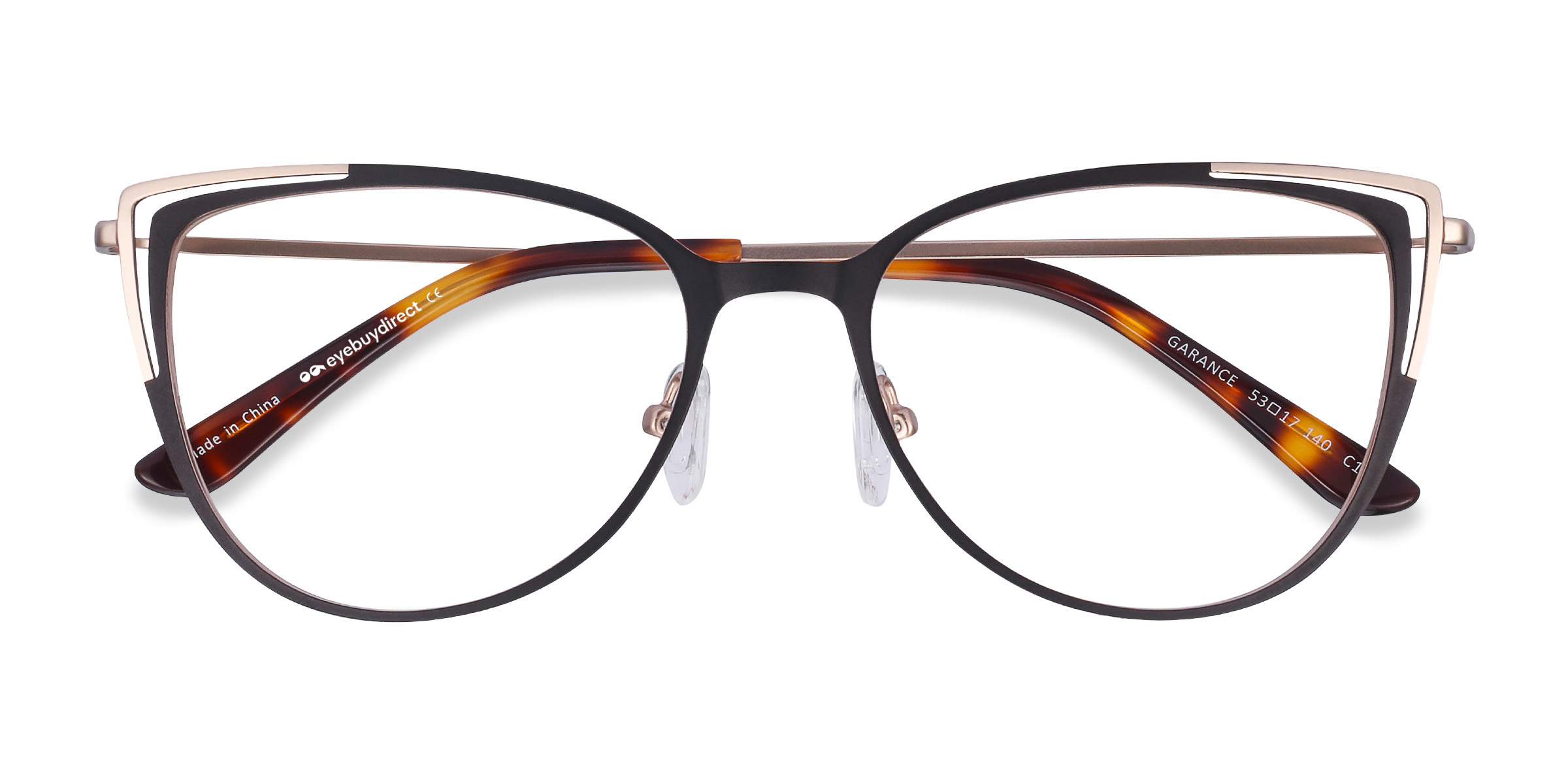 Black Gold Garance -  Metal Eyeglasses